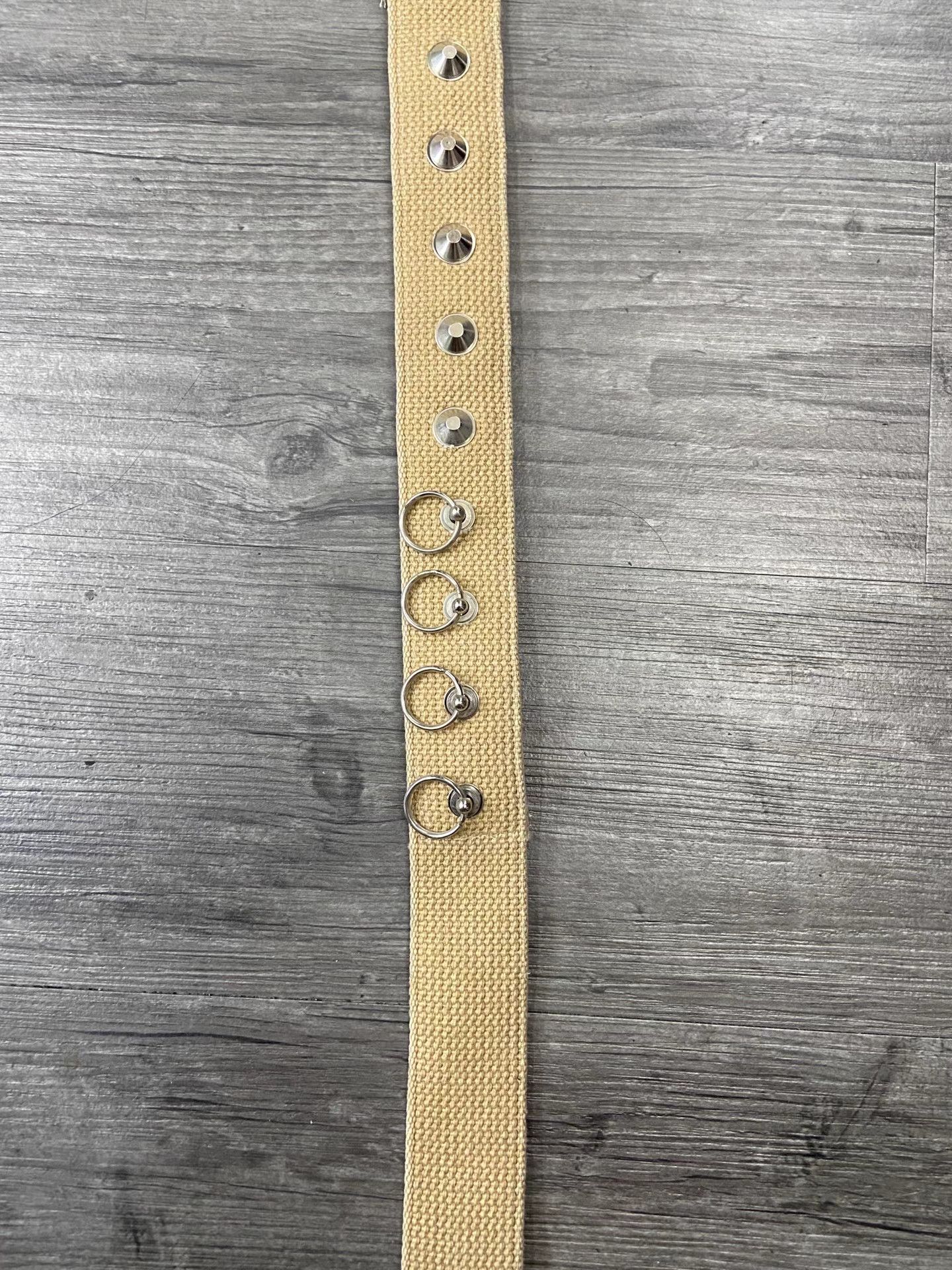 Number (N)ine Number (N)ine Studded Buckle Canvas Belt K20 Size ONE SIZE - 4 Thumbnail