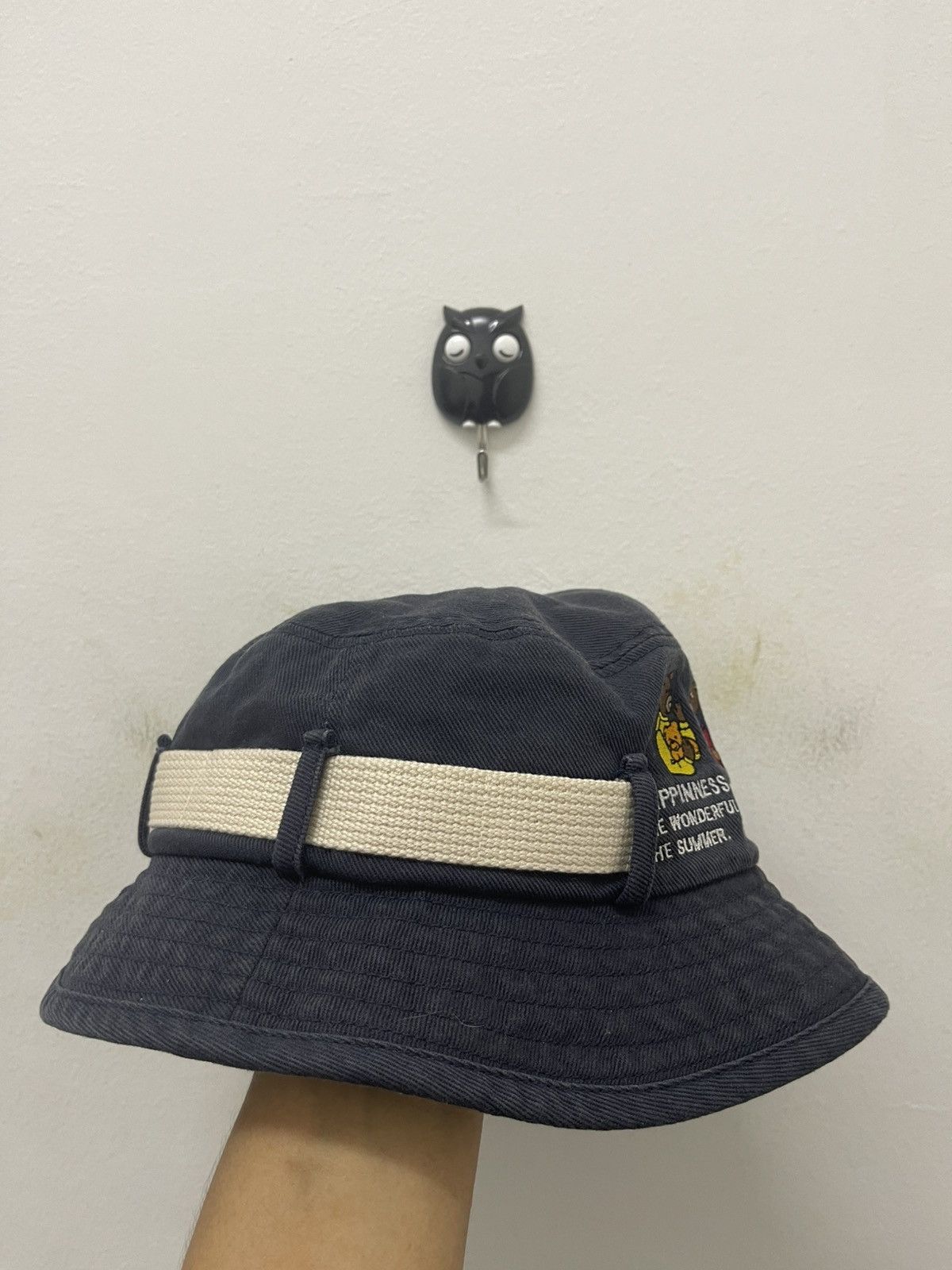 Jean Charles De Castelbajac Rare Vintage CASTELBAJAC SPORT Happiness Art Bucket Hat Size ONE SIZE - 3 Thumbnail