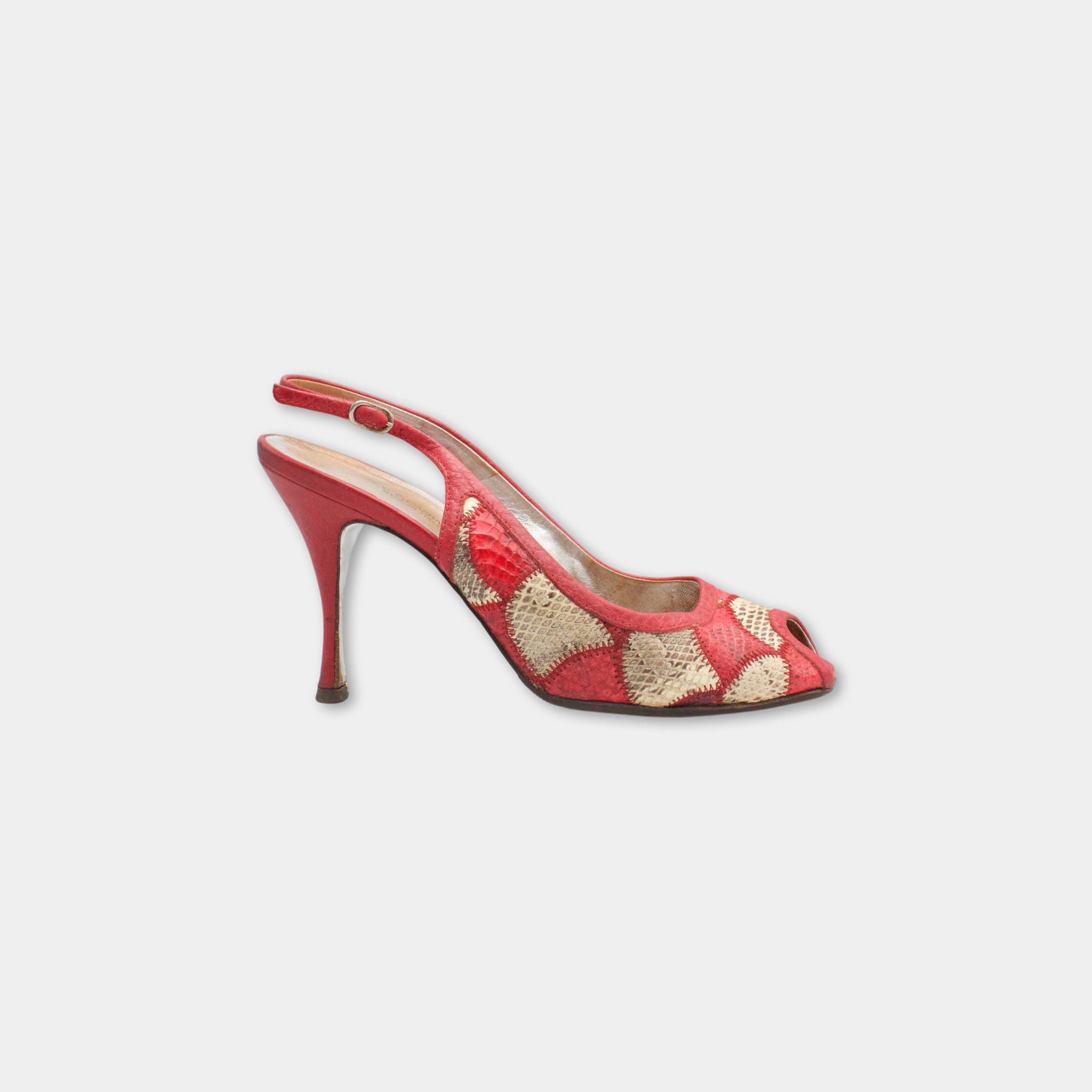 Dolce & Gabbana Dolce & Gabbana Checkered Heels Size US 8.5 / IT 38.5 - 1 Thumbnail