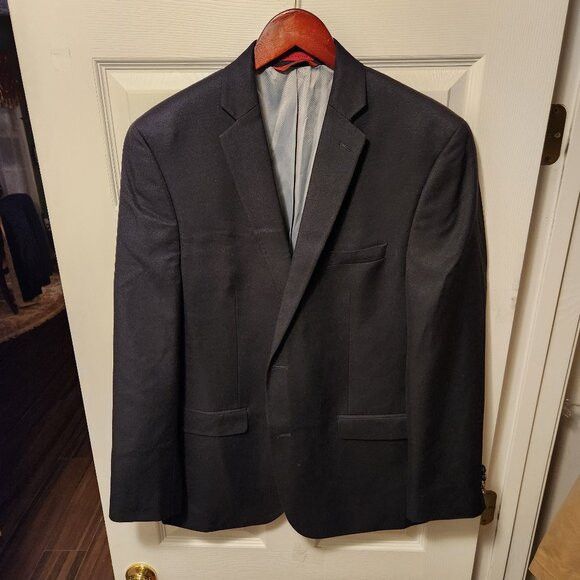 Alfani Alfani men's new black sport coat jacket blazer size: 42R Size 42R - 1 Thumbnail