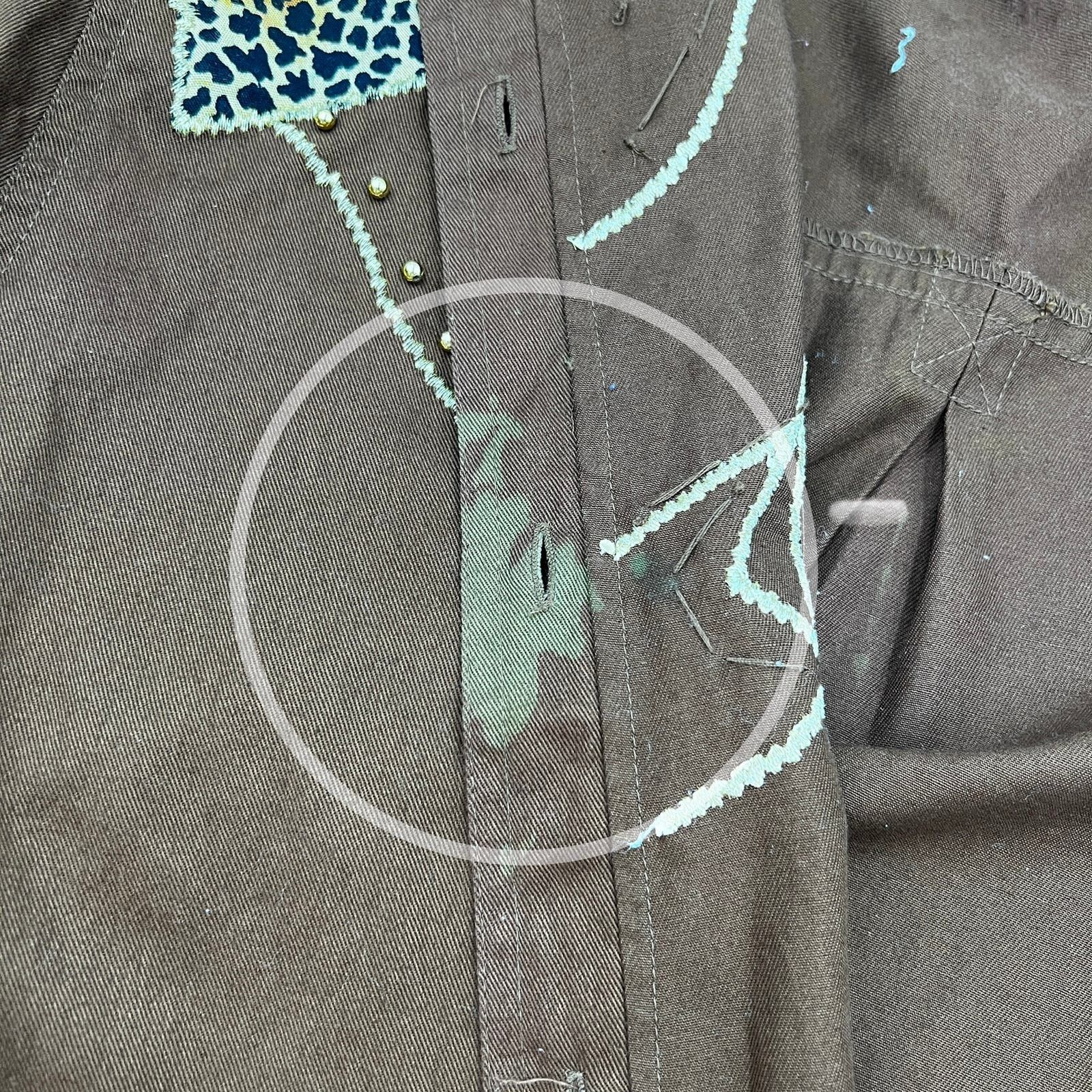 Other × Vintage Vintage Ashley Stewart Button Up Shirt Leopard Print Brown Size XXL / US 16-18 / IT 52-54 - 7 Thumbnail