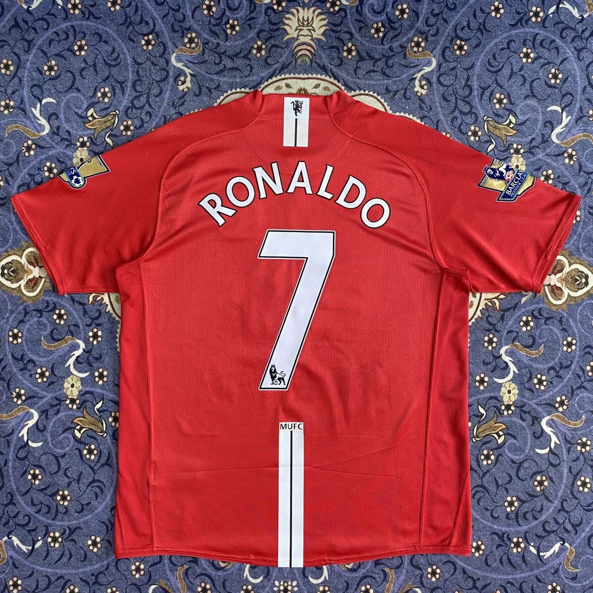 Nike × Vintage Vintage 2007/08 Nike Manchester United Home Jersey Size US L / EU 52-54 / 3 - 9 Thumbnail