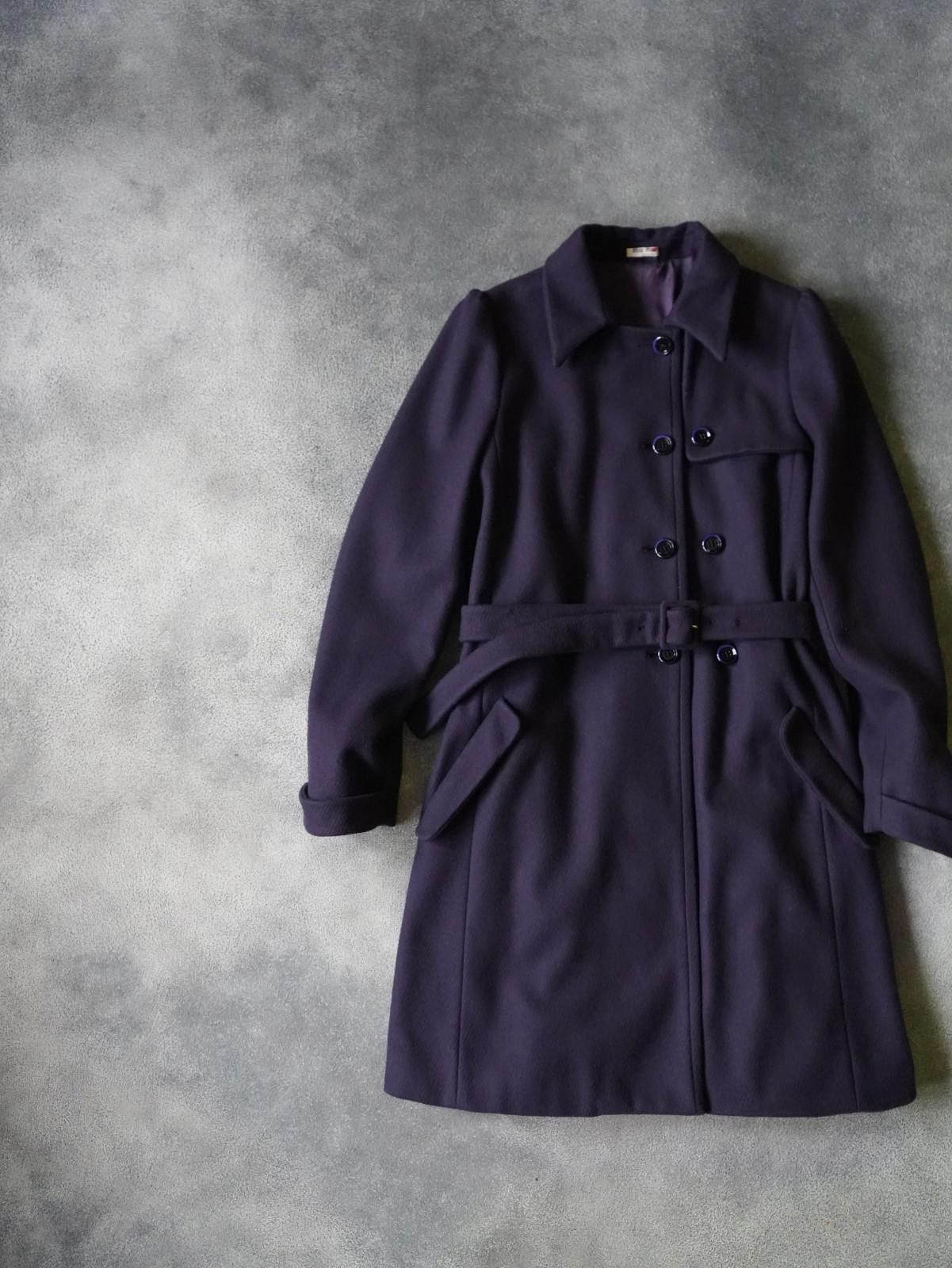 Miu Miu FW2008 Miu Miu Wool Belted Coat Front Yoke VINTAGE Size S / US 4 / IT 40 - 3 Thumbnail