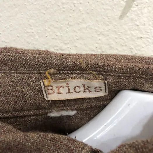 Flannel × Vintage Vintage Bricks Flannel Shirt 👕 Size US M / EU 48-50 / 2 - 3 Thumbnail