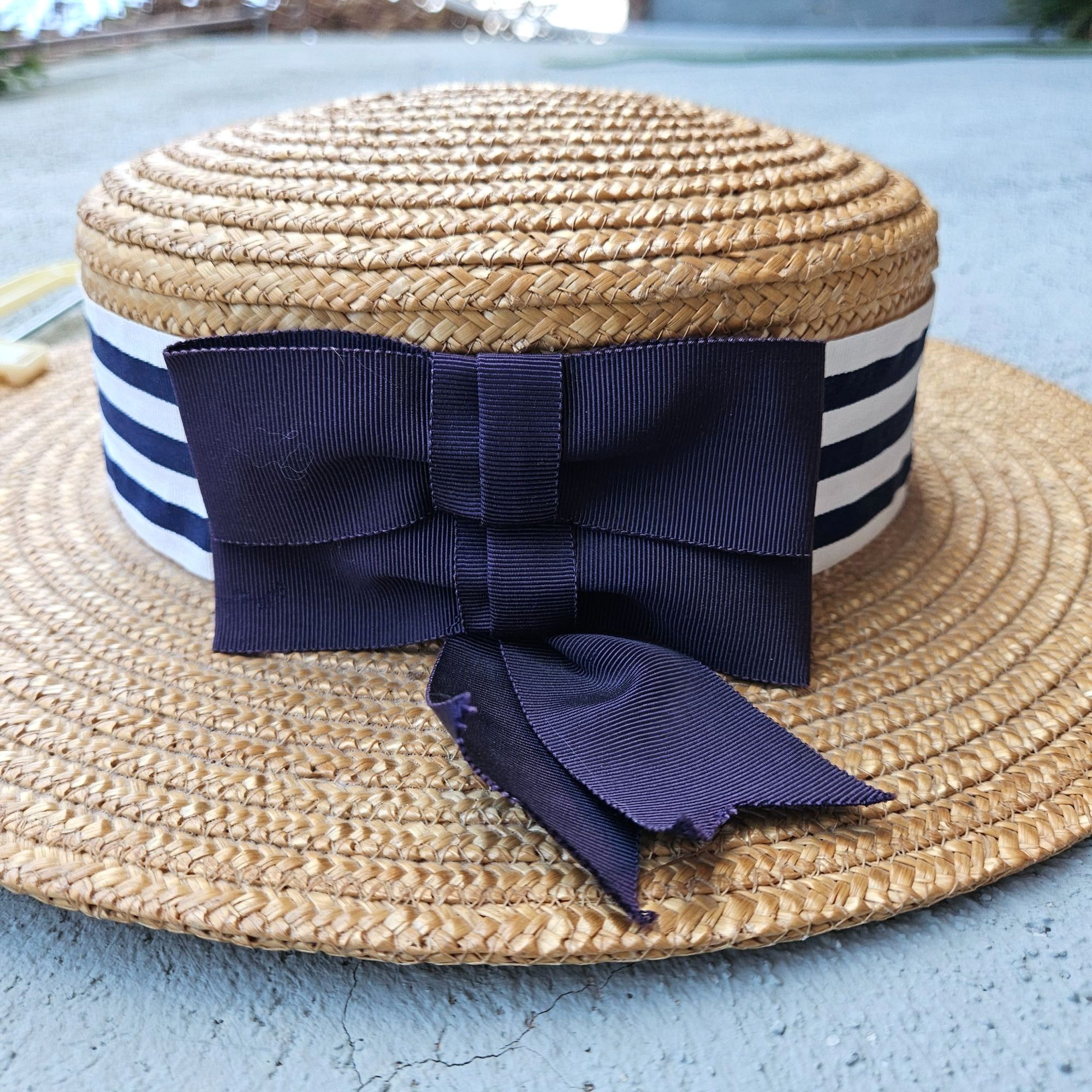 1980s Vintage Women’s Laura Ashley 100% Straw Hat Made in Great Britain Laura Ashley Straw Hats for Women for sale | eBay main image 3