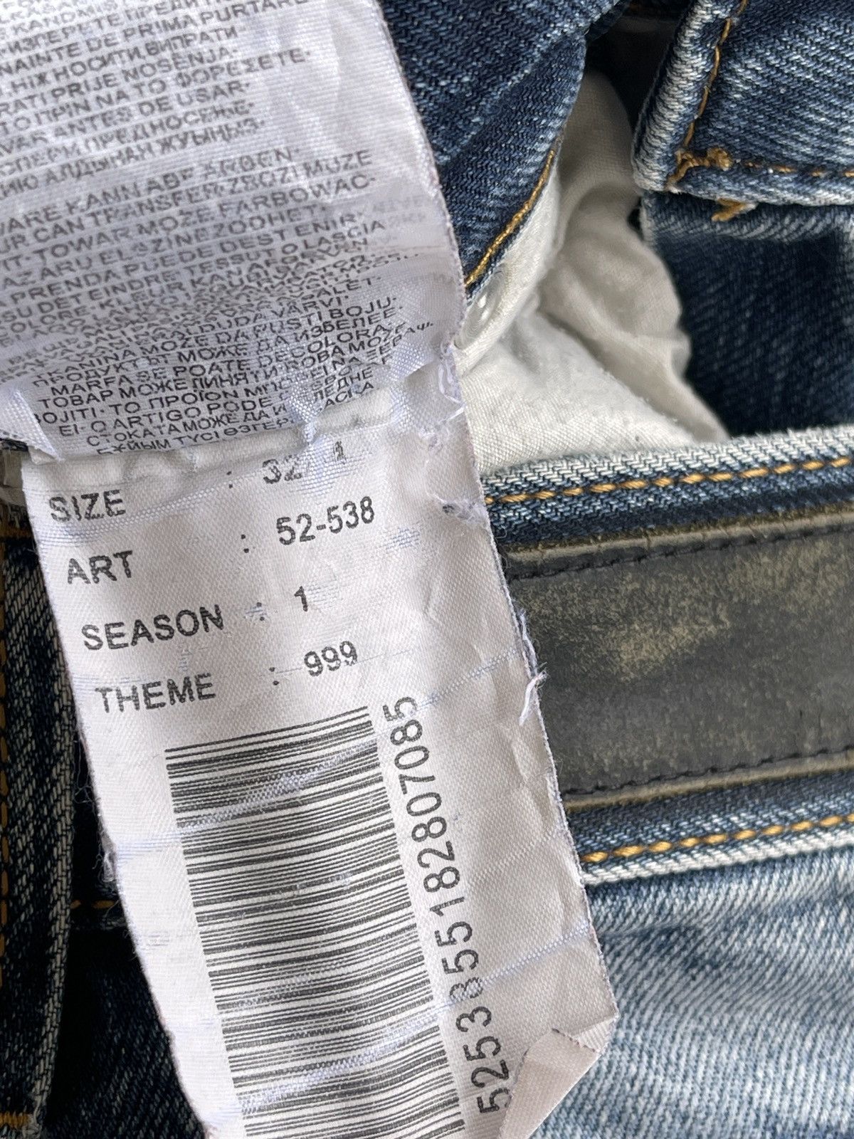 Japanese Brand Fishbone Japan Superior Distressed Rusty Denim Size US 32 / EU 48 - 15 Thumbnail