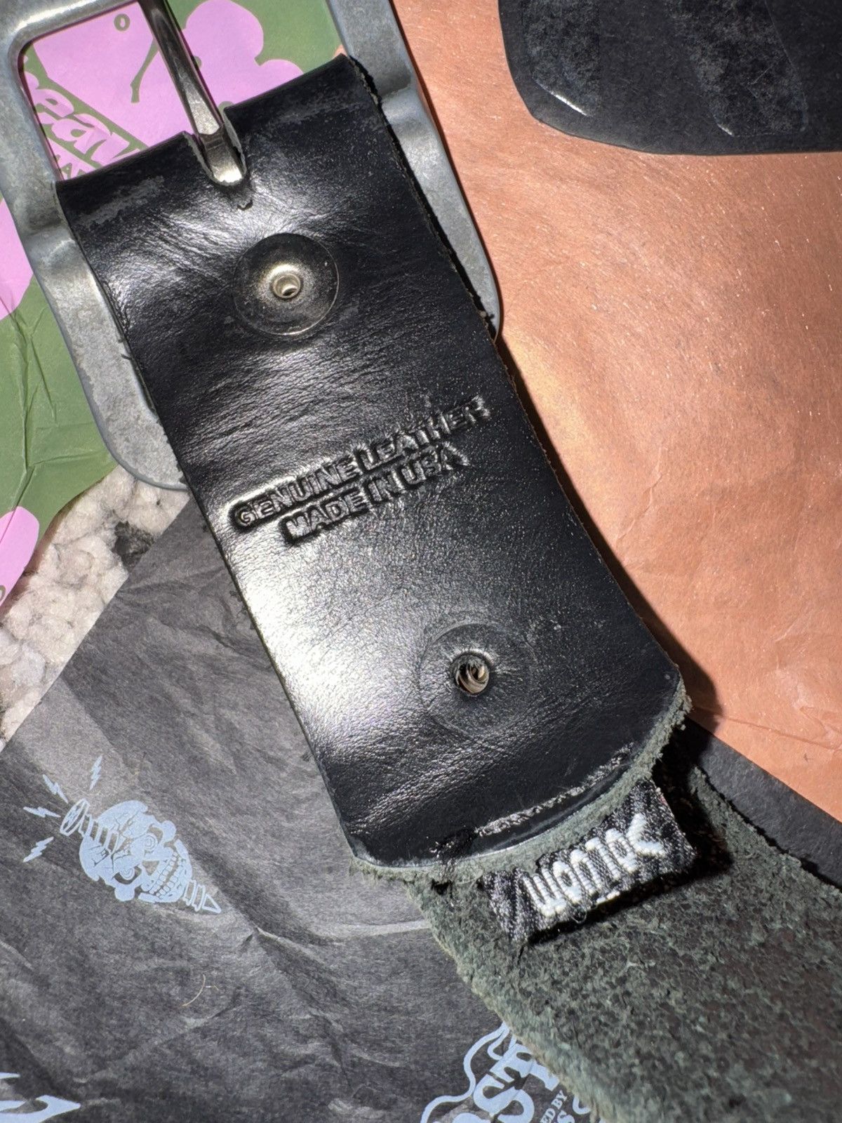 Volcom Vintage Volcom Leather belt Size 32 - 4 Thumbnail