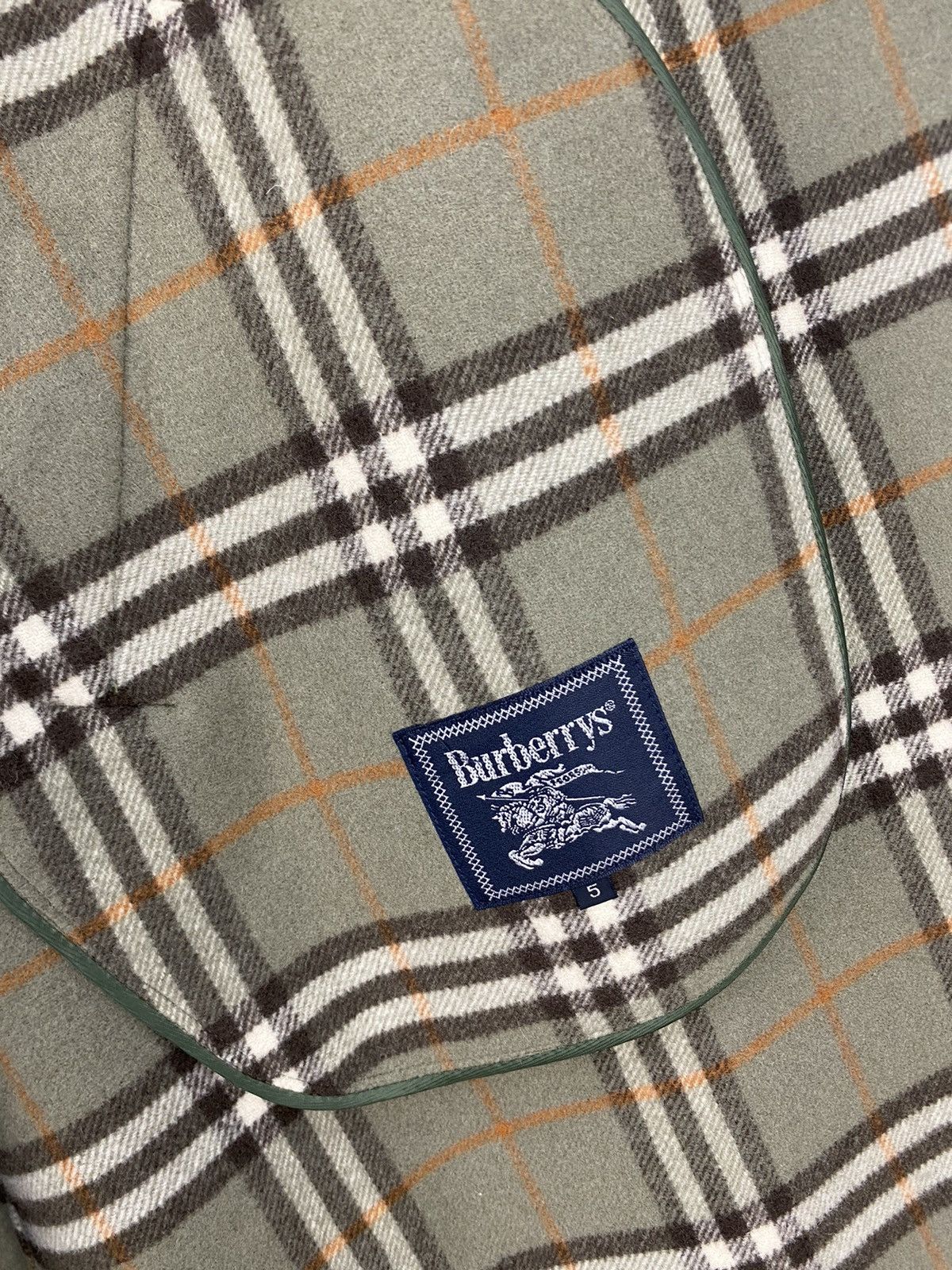 Burberry Prorsum × Vintage Vintage Burberrys Prorsum Nova Check Wool Jacket Size US L / EU 52-54 / 3 - 18 Thumbnail