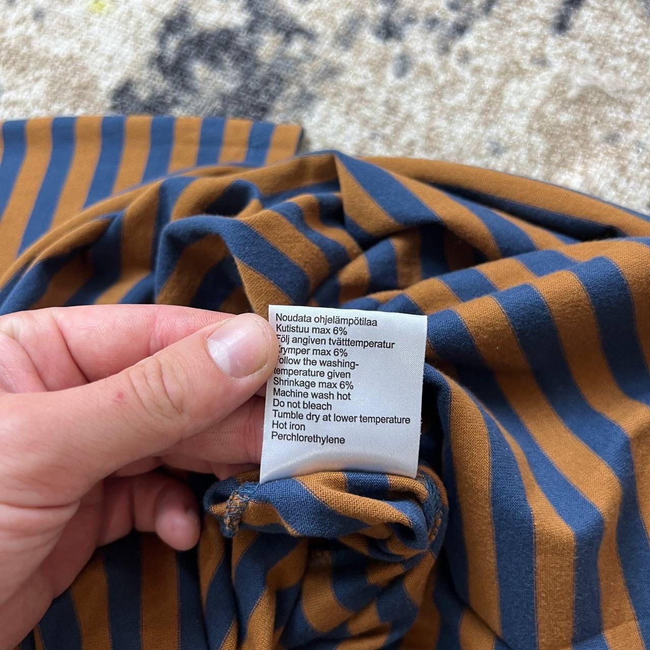 Marimekko Marimekko Luxury Striped Midi Dress Streetwear Style Size S / US 4 / IT 40 - 6 Thumbnail
