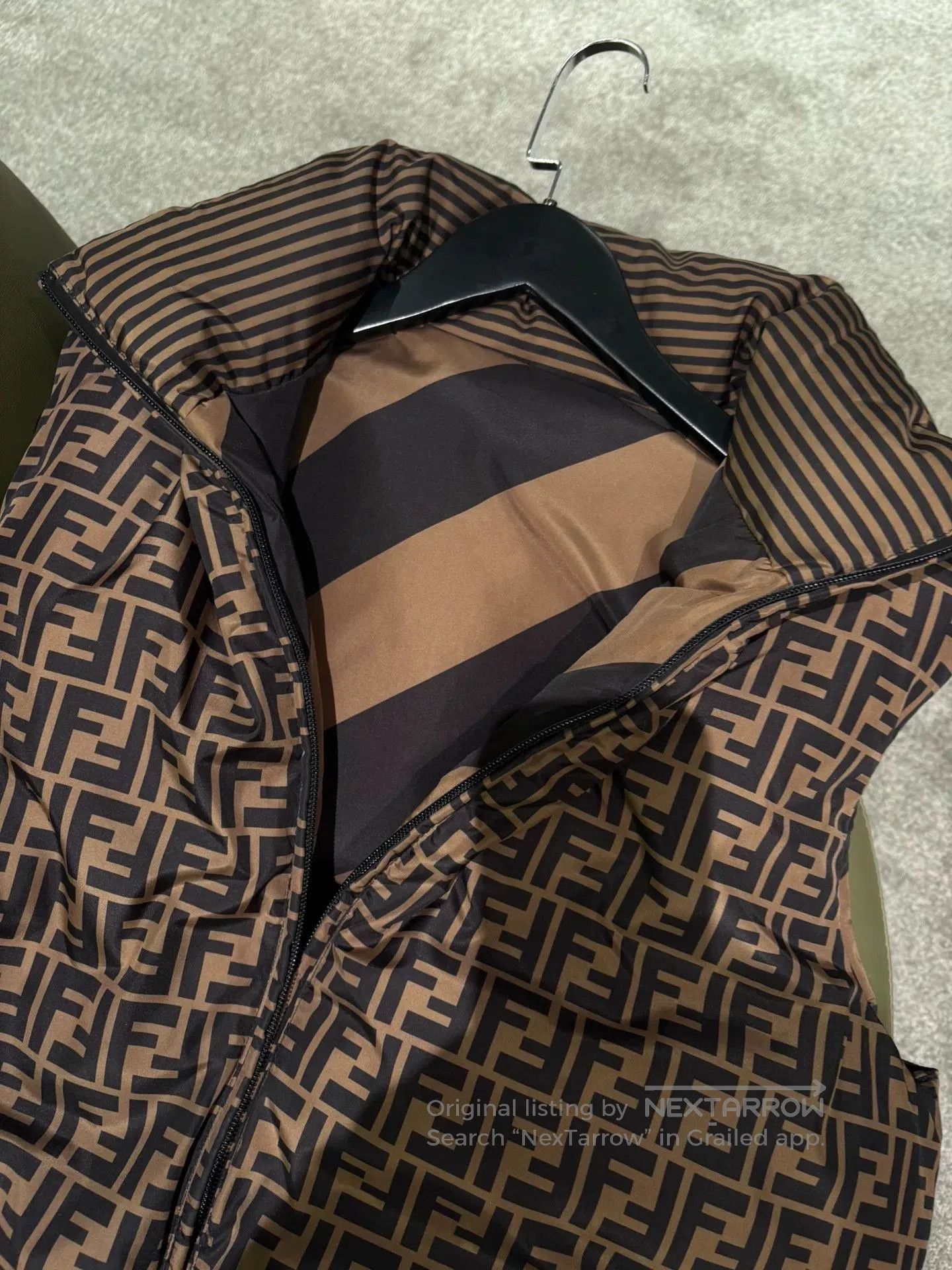 Fendi Fendi Double-Sided Down Vest. Size US XL / EU 56 / 4 - 3 Thumbnail