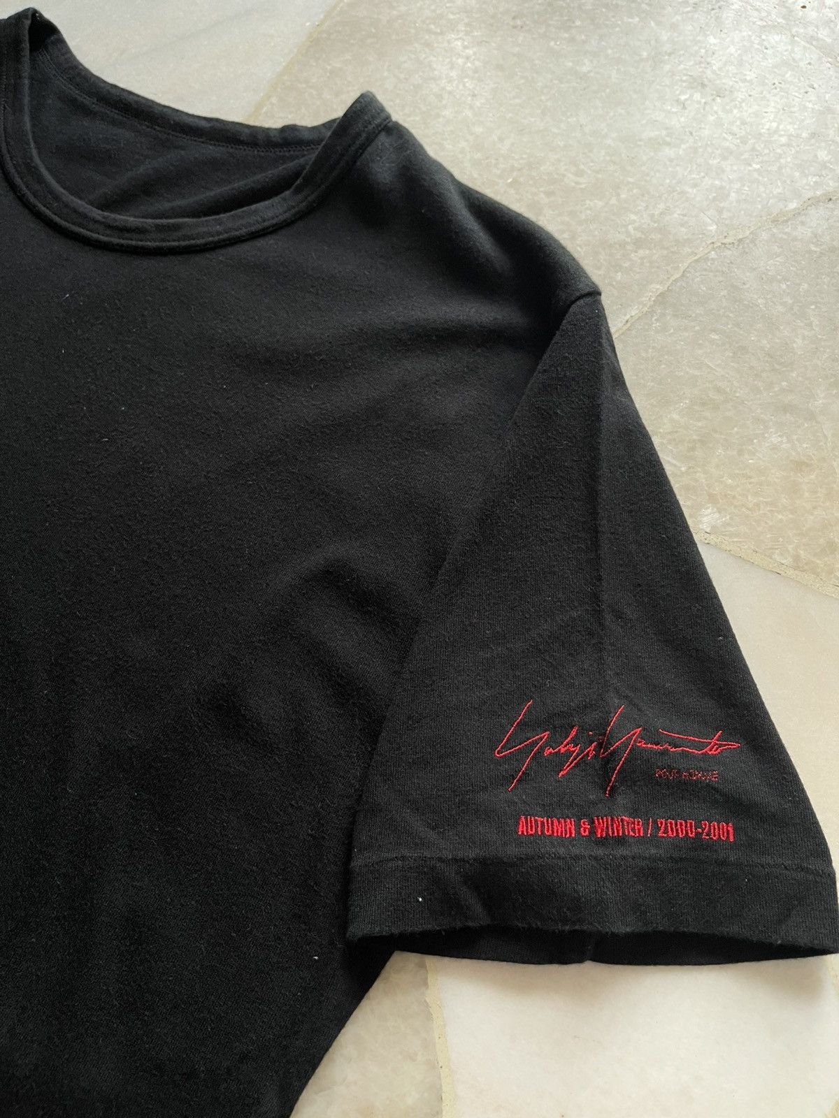 Yohji Yamamoto A/W 2000-2001 Yohji Yamamoto Pour Homme Sample Tee Size US L / EU 52-54 / 3 - 3 Thumbnail
