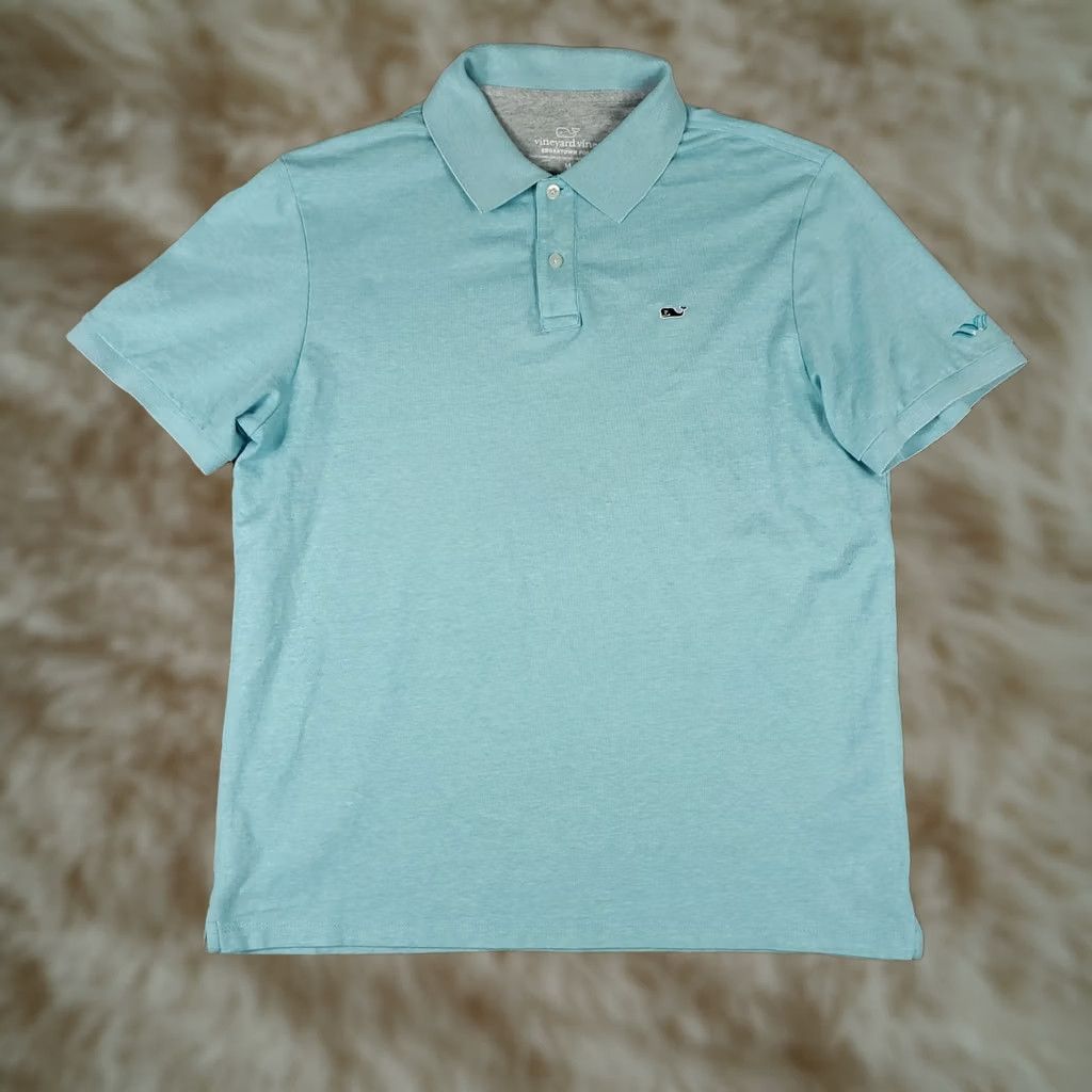 Vineyard Vines Vineyard Vines Polo Shirt Mens M Blue Edgartown Golf Short Sleeve Polo Shirt Mens M Blue Edgartown Golf Short Sleeve Size US M / EU 48-50 / 2 - 1 Thumbnail