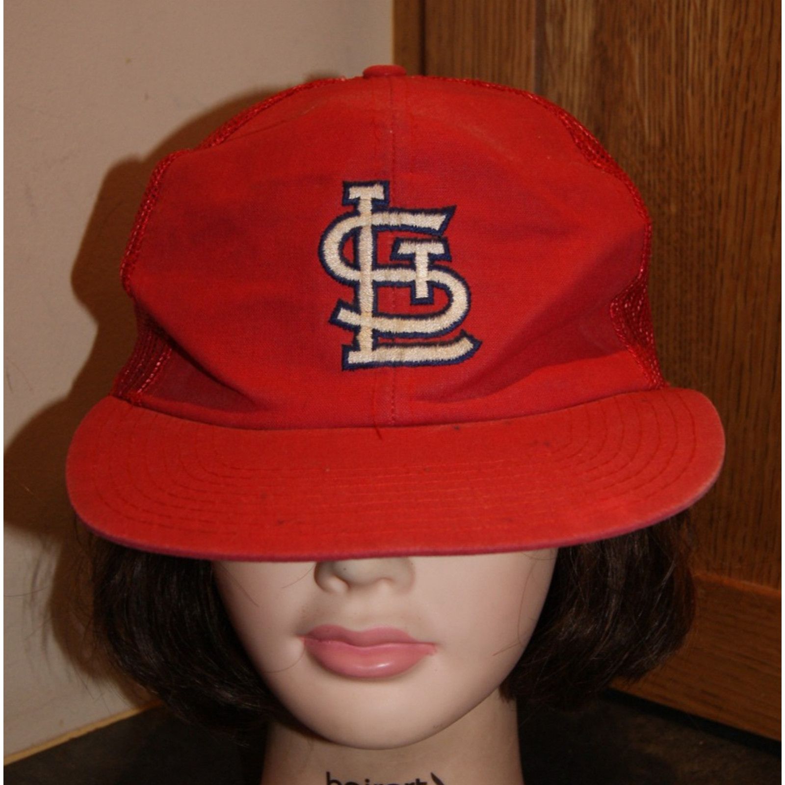 Vintage VTG St Louis Cardinals Mesh Snapback Trucker Hat Cap M/L Size ONE SIZE - 3 Thumbnail