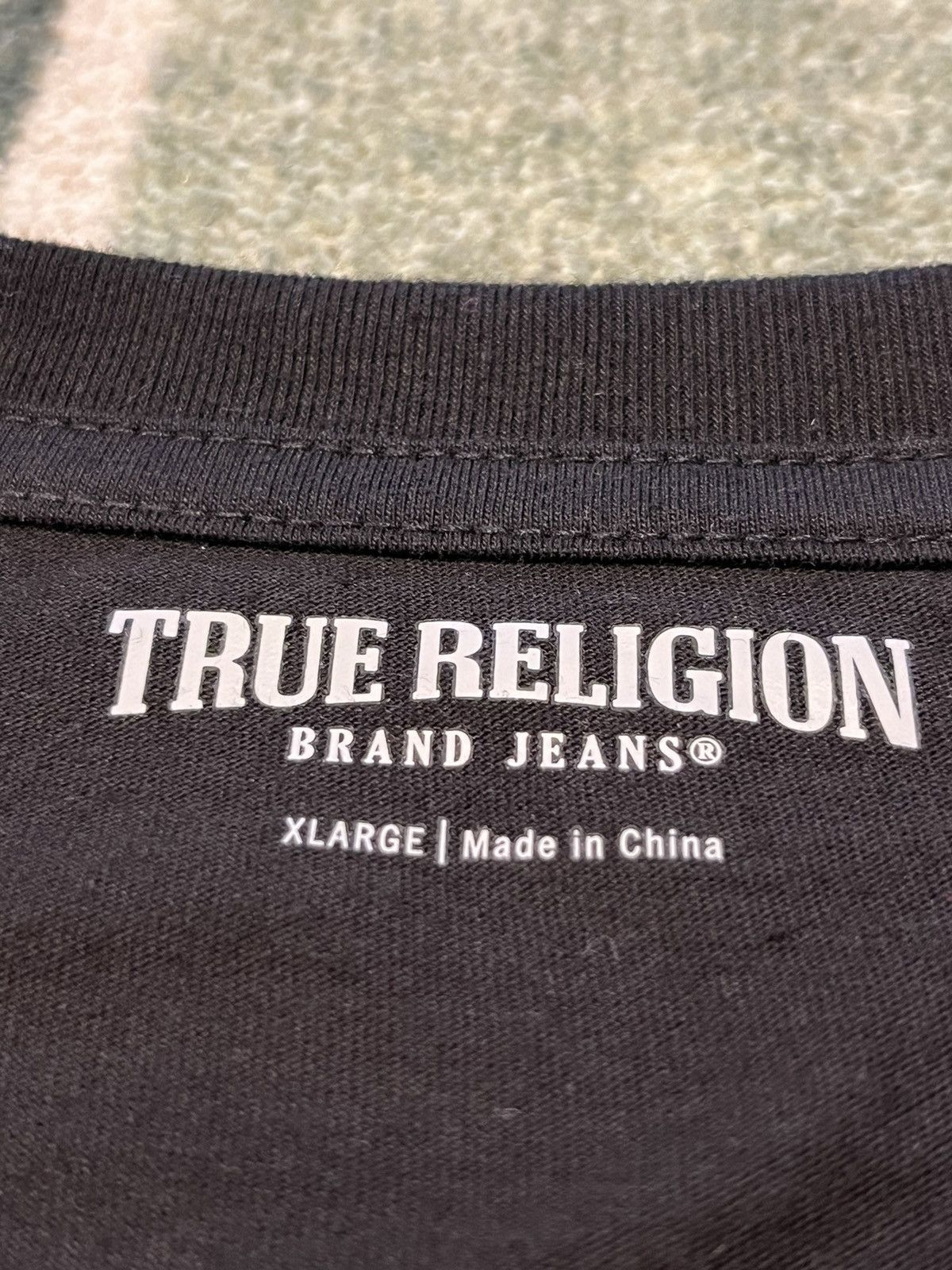 True Religion NWT True Religion Gold Foil Buddha Tee Size US XL / EU 56 / 4 - 3 Thumbnail