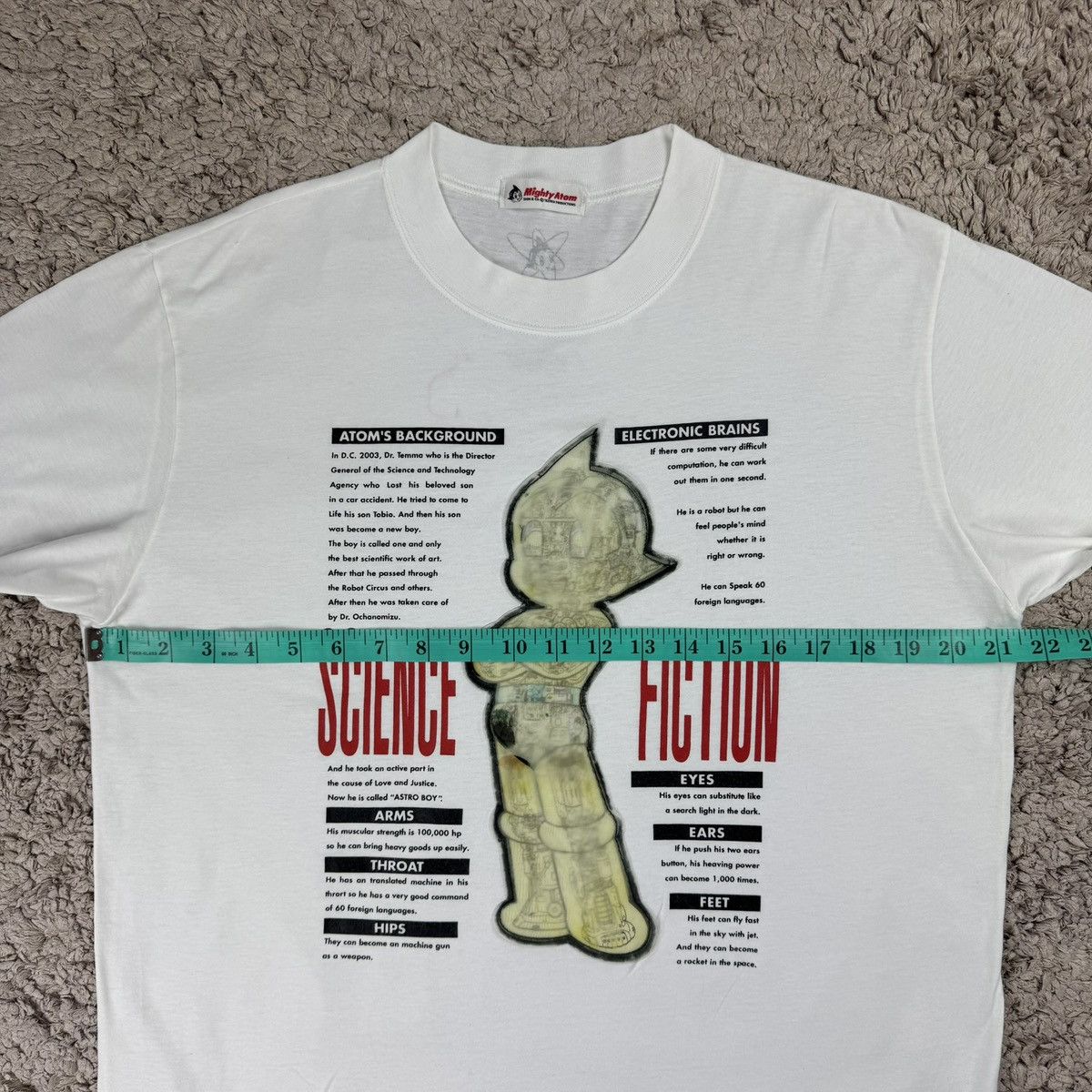 Japanese Brand Vintage Anime Japan Astro Boy 3D Hologram T-shirt Size US L / EU 52-54 / 3 - 14 Thumbnail