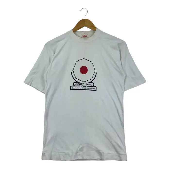 Vintage Vintage 80’ JIGORO KANO JUDO Cup Tee Shirt Top Size US S / EU 44-46 / 1 - 1 Thumbnail
