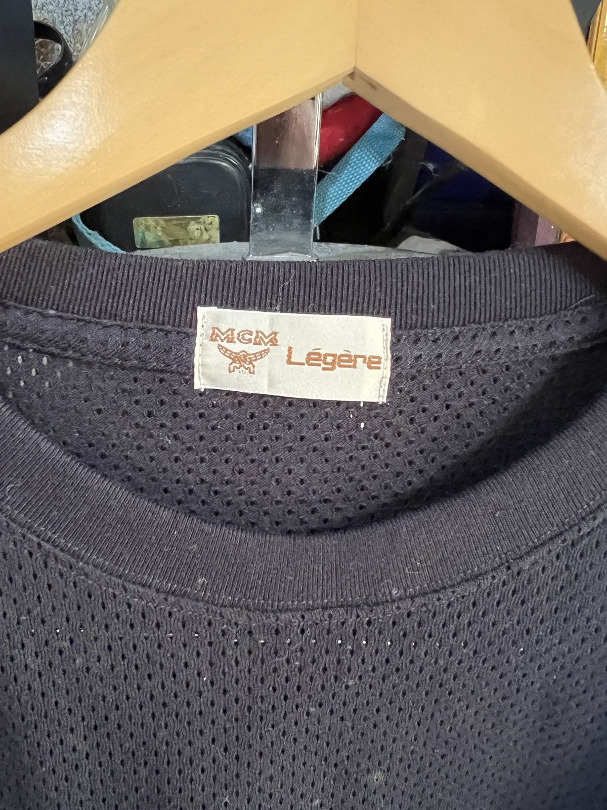 MCM 🔥Vintage MCM Legere Net Tee Size US M / EU 48-50 / 2 - 11 Thumbnail