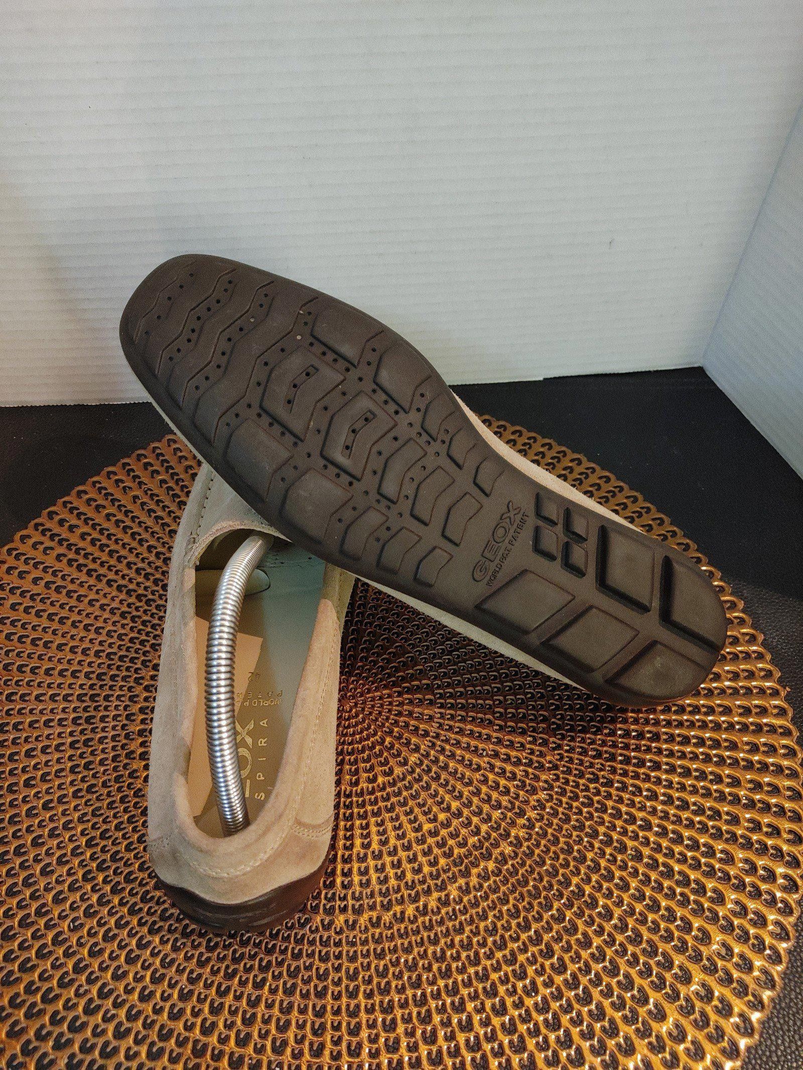 Designer Geox Respira Suede Loafers Size 42 Size US 9 / EU 42 - 6 Thumbnail