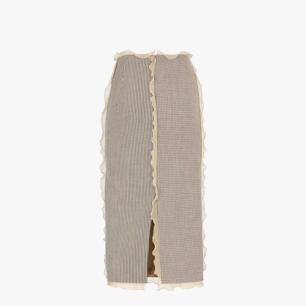 Fendi o1loc1c0824 Skirt in Beige Size 27" / US 4 / IT 40 - 2 Thumbnail