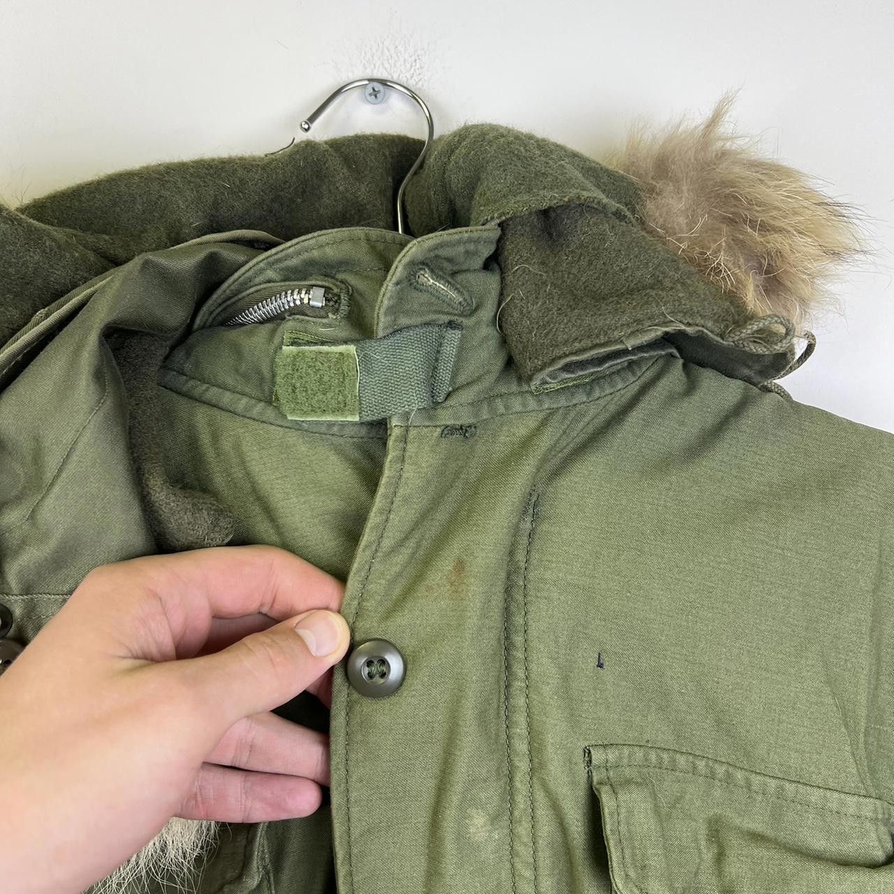 Vintage Vintage M65 Army Winter Parka Faux Fur Hood 8405-782-2936 Size US S / EU 44-46 / 1 - 6 Thumbnail