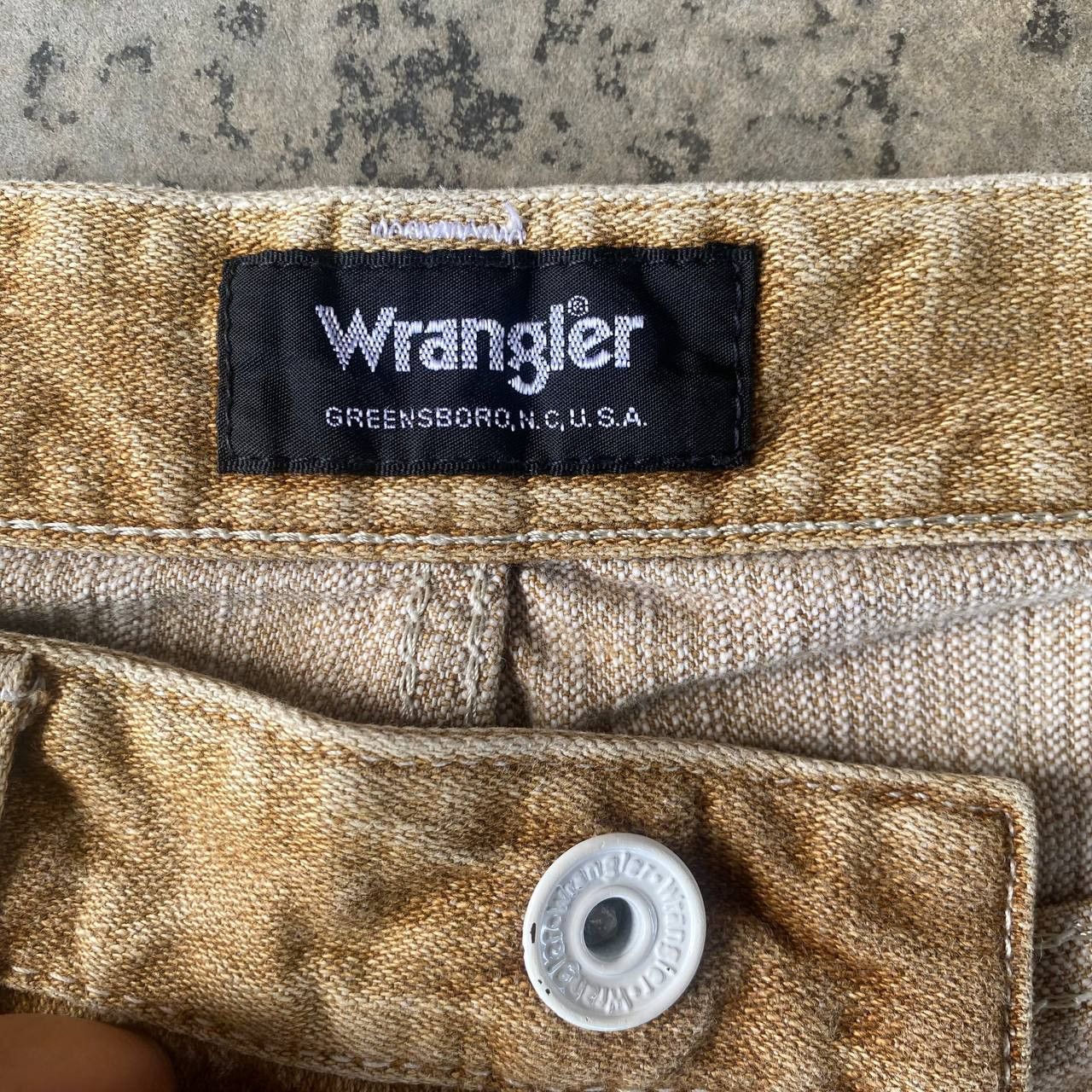Wrangler FLARED VINTAGE 00s WRANGLER SUN FADED OCHRE Size US 30 / EU 46 - 7 Thumbnail