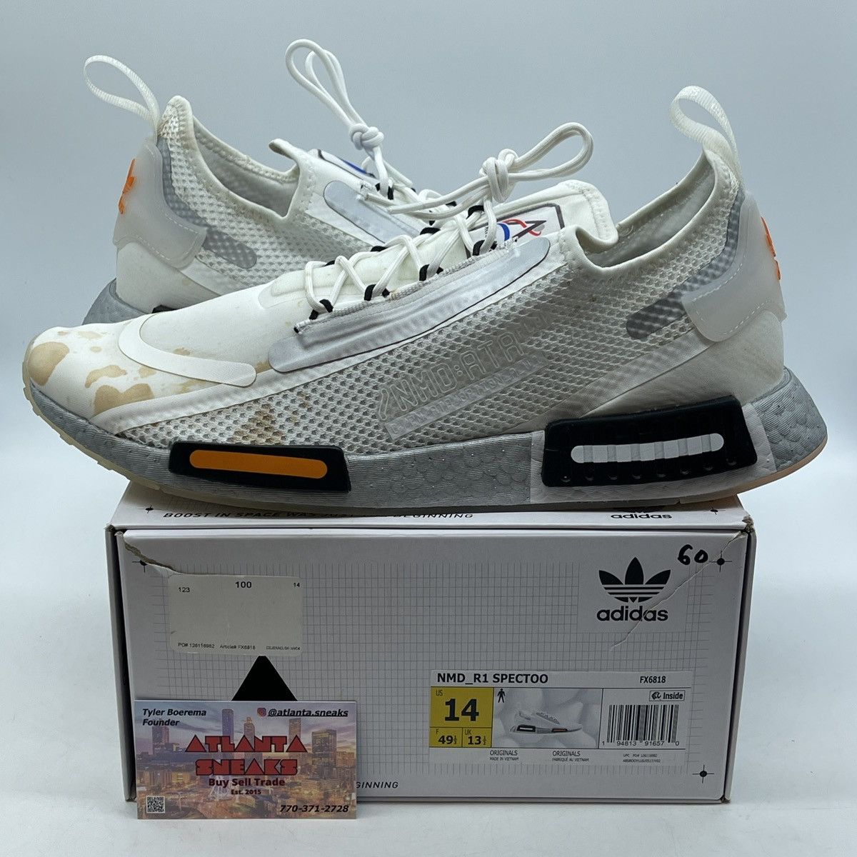 Adidas NASA x NMD_R1 footwear white Size US 14 / EU 47 - 1 Thumbnail