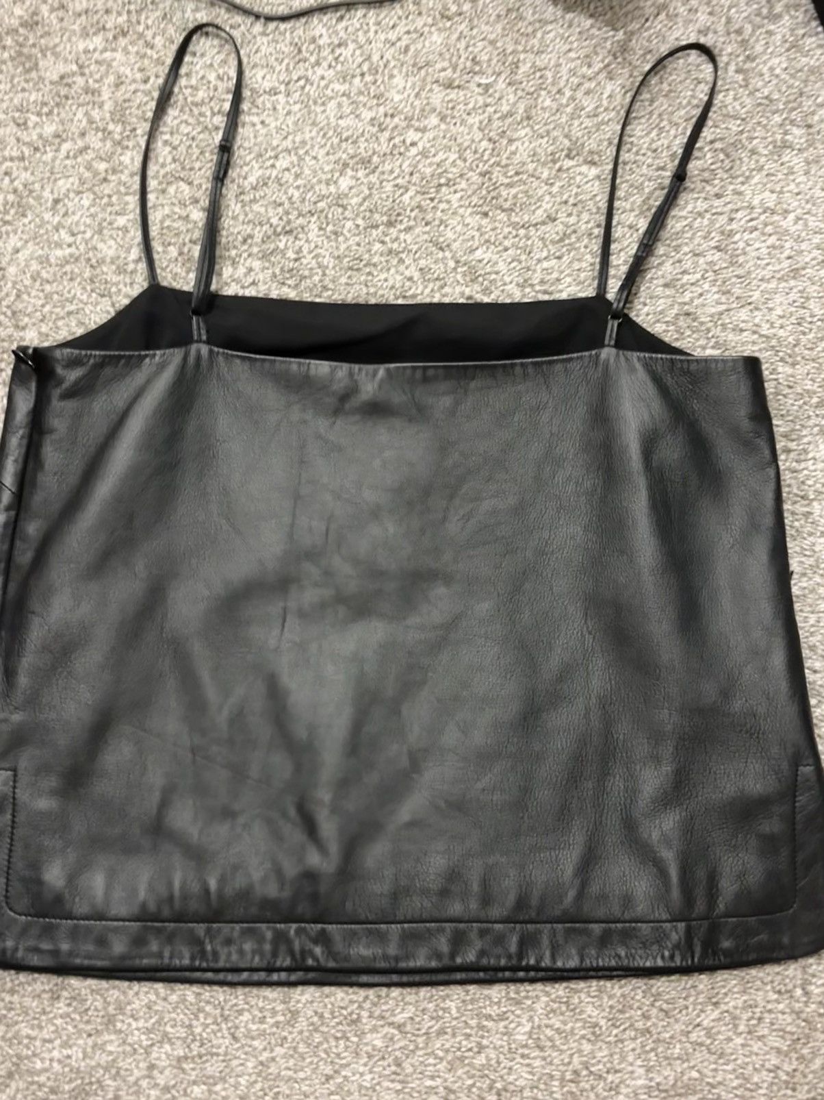 Alexander Wang Black leather alexander wang top Size M / US 6-8 / IT 42-44 - 2 Thumbnail