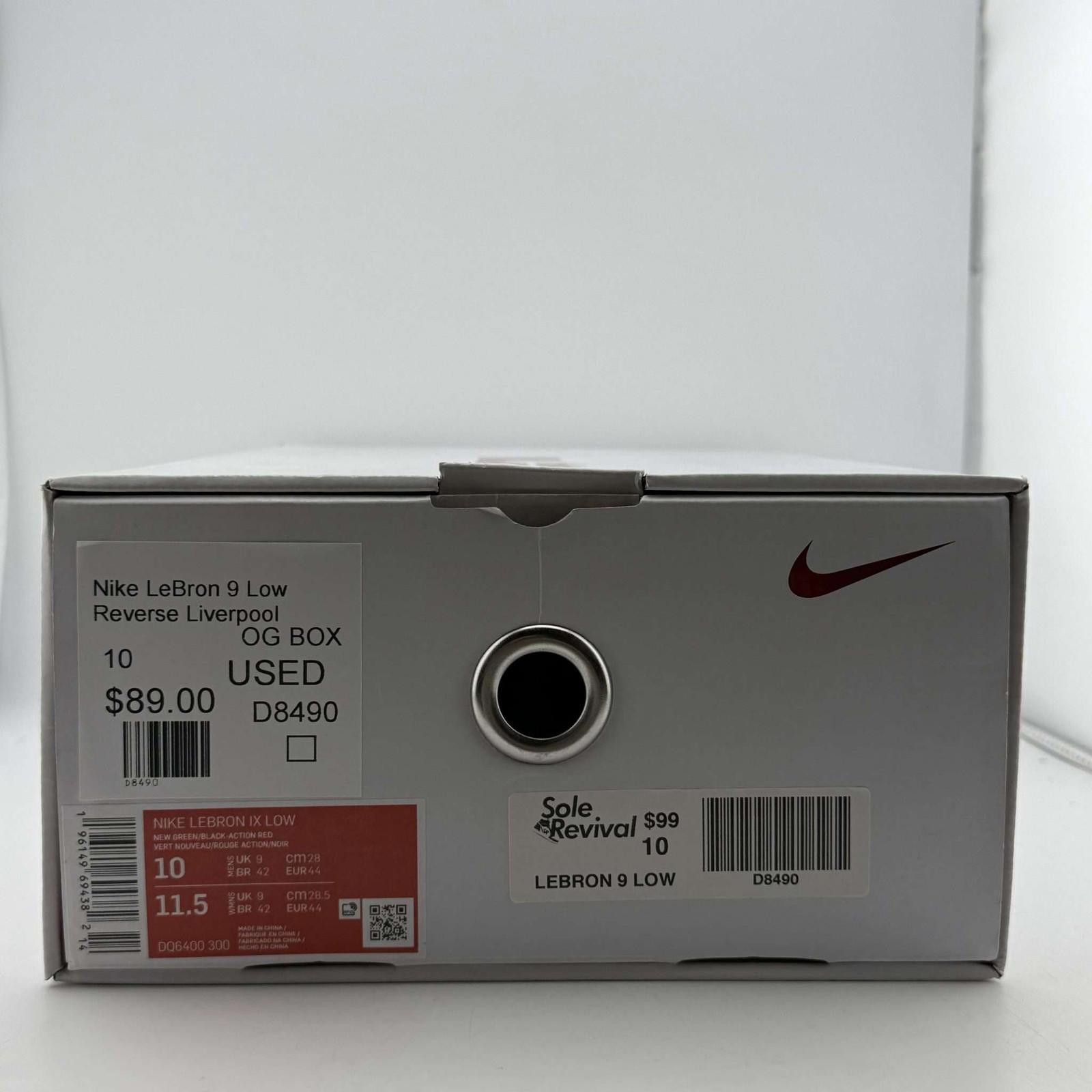 Nike Nike LeBron 9 Low Reverse Liverpool Size US 10 / EU 43 - 7 Thumbnail