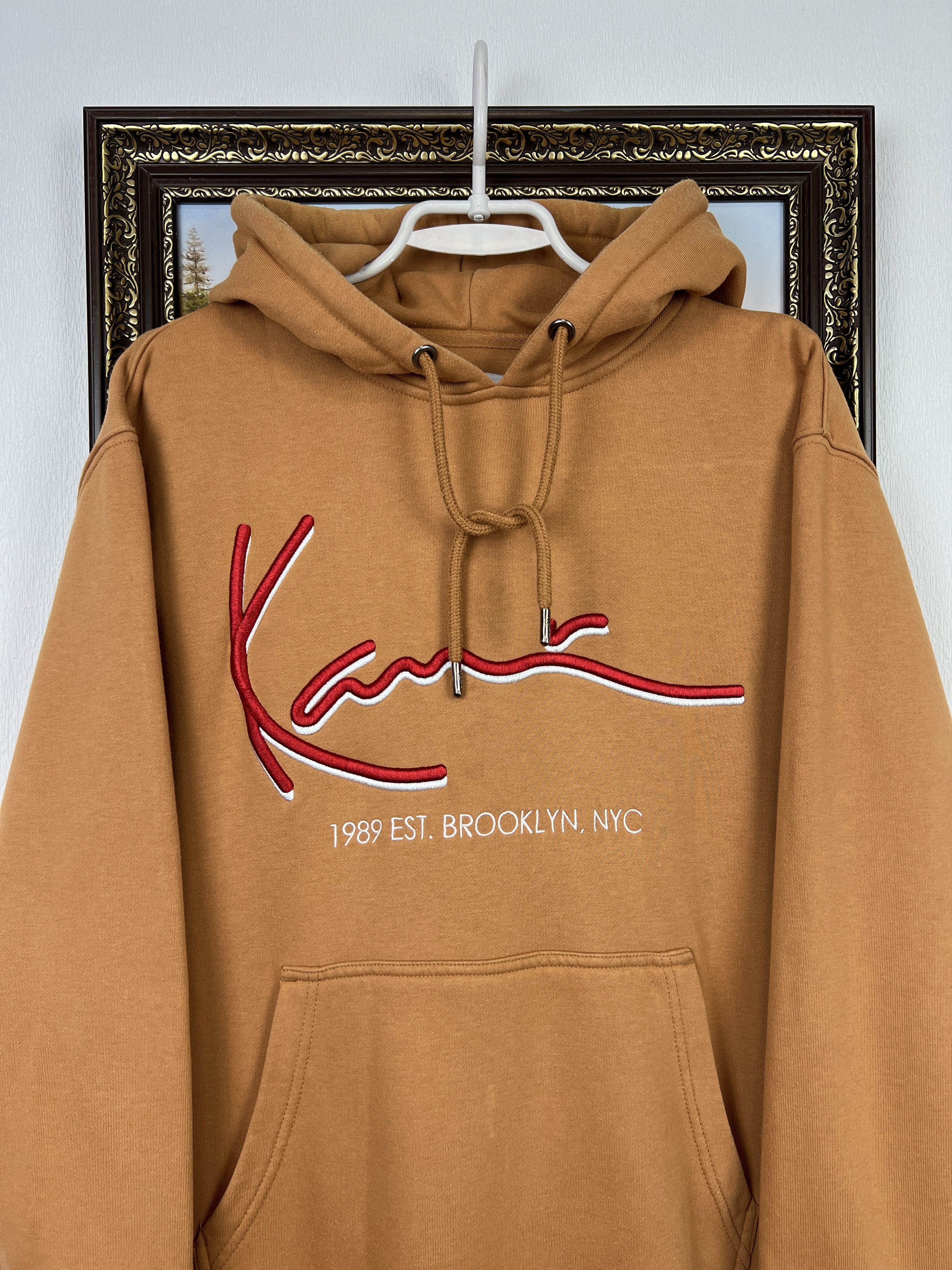 Karl Kani Karl Kani Brown Hoodie Jacket Mens Over Print Big Logo Y2K Size US S / EU 44-46 / 1 - 2 Thumbnail
