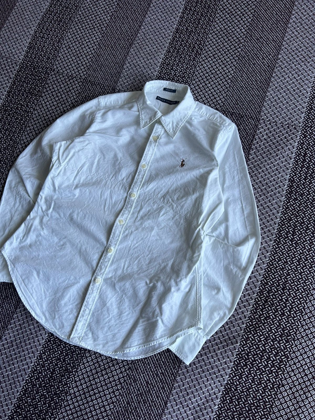 Ralph Lauren Polo Ralph Lauren Skinny Fit Women Shirt White Solid Style Size M / US 6-8 / IT 42-44 - 2 Thumbnail
