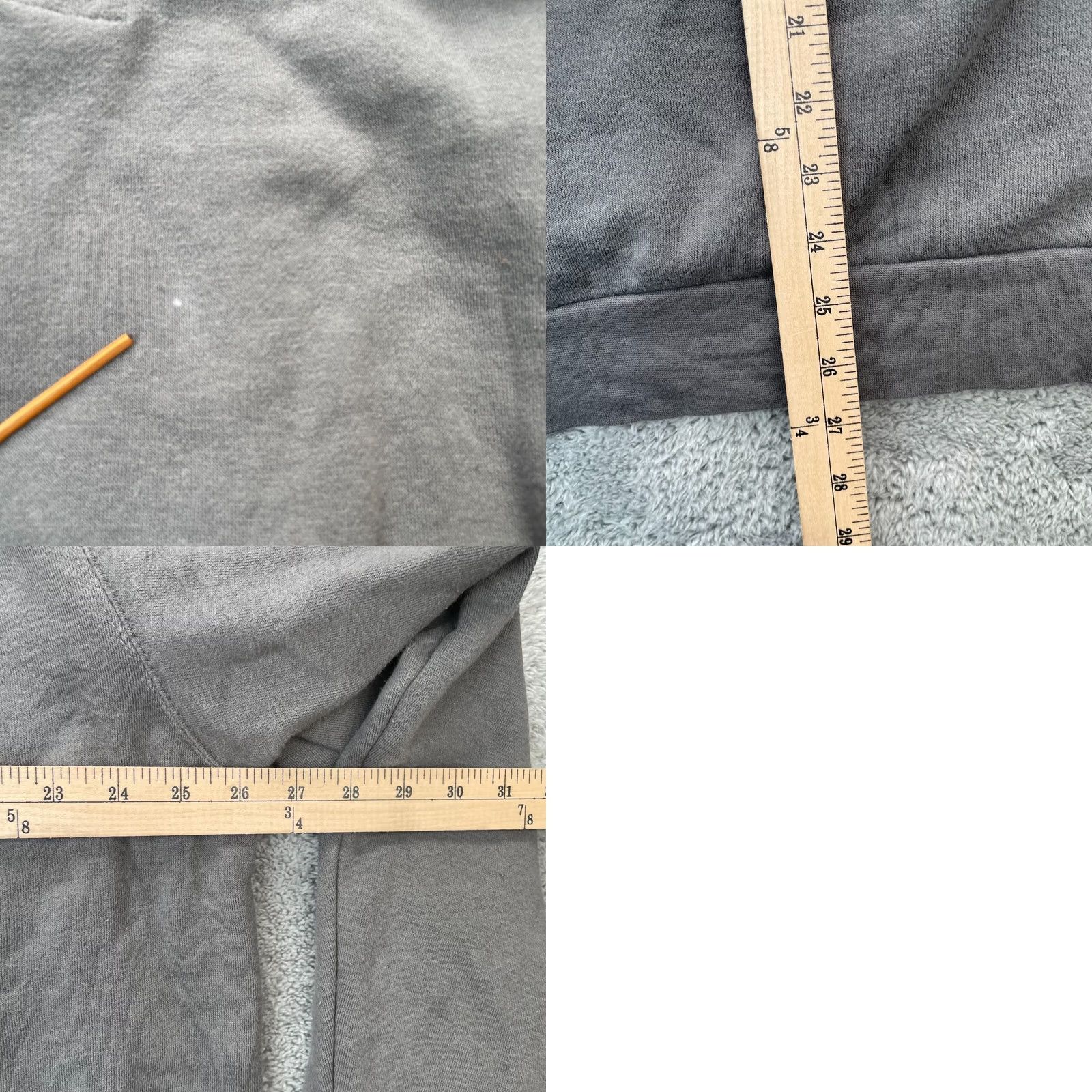 Dickies Dickies Hoodie Mens XL Gray Cotton Fleece Lined Pullover Workwear Logo Size US XL / EU 56 / 4 - 8 Thumbnail