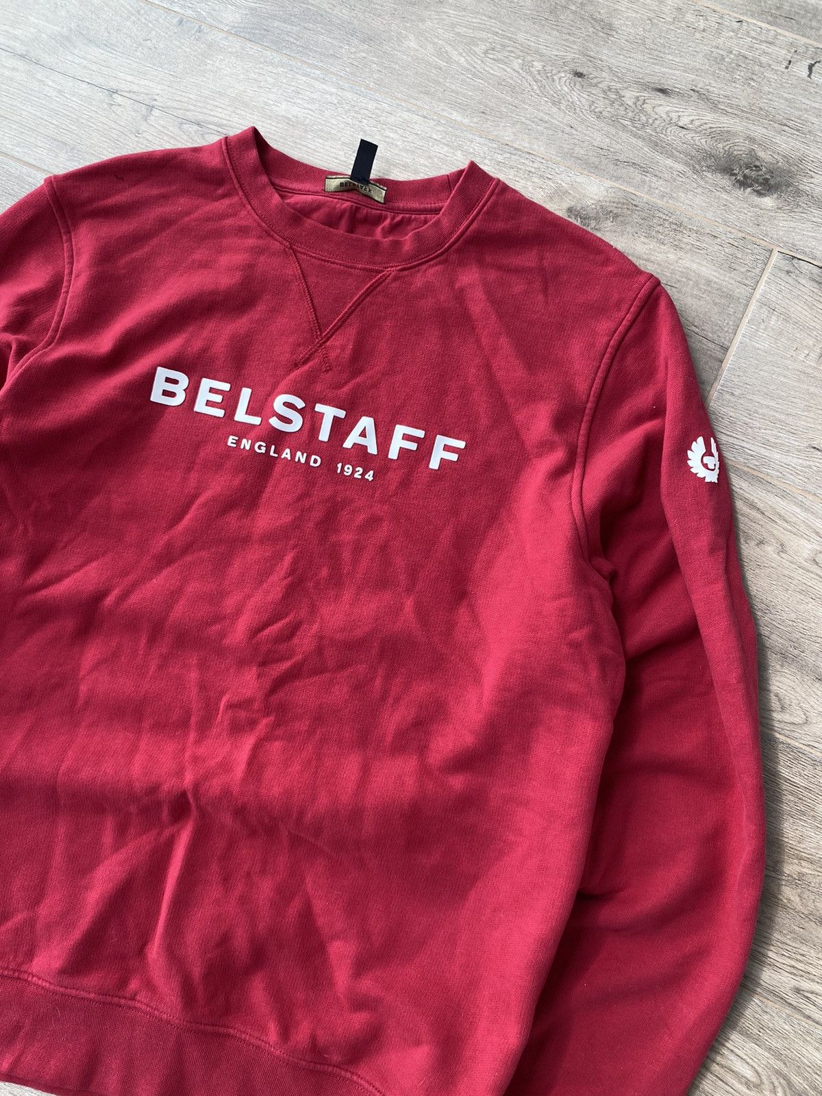 Belstaff Belstaff Logo Vintage Sweatshirt Size US L / EU 52-54 / 3 - 3 Thumbnail