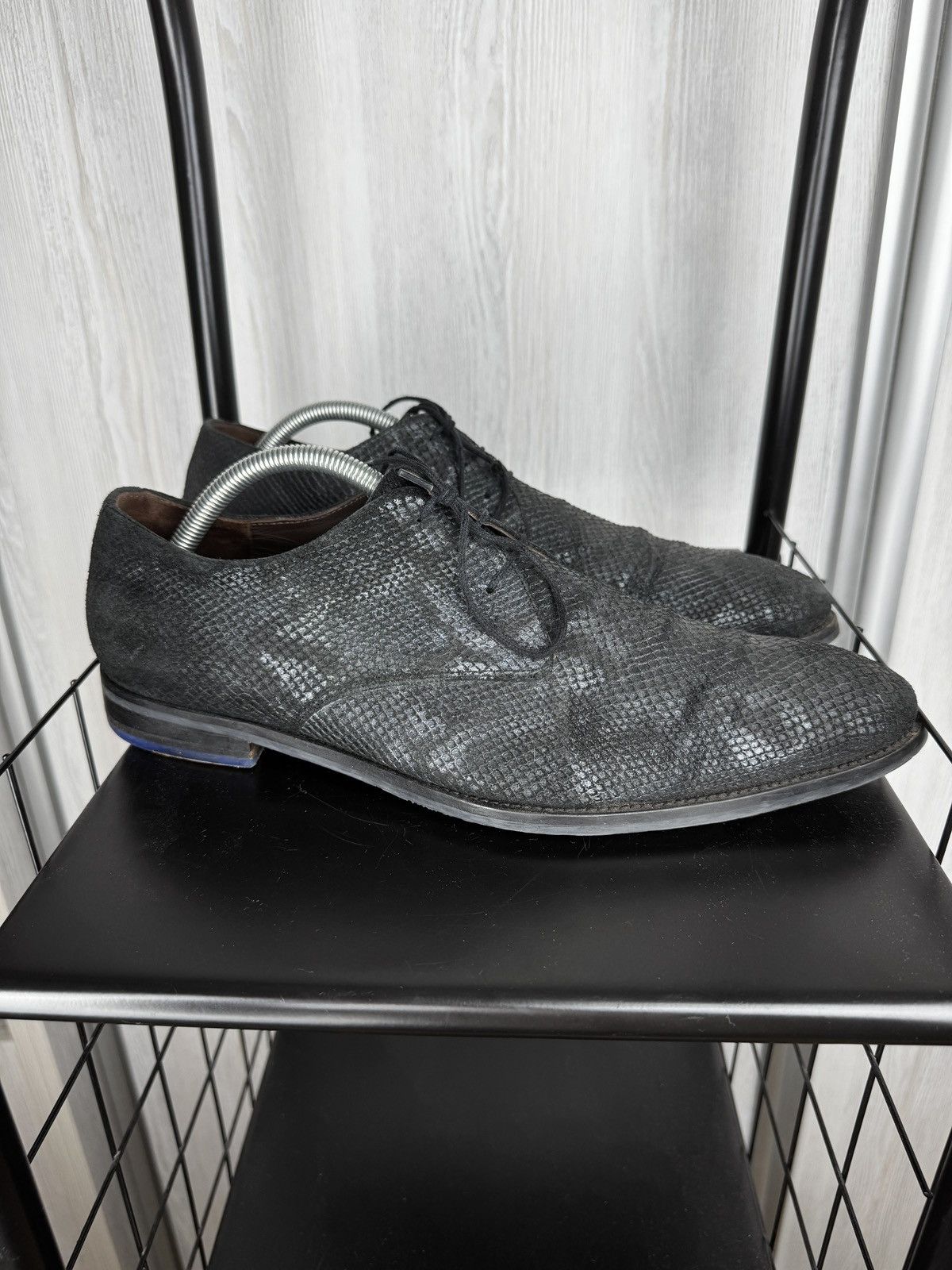 Floris van Bommel Floris van Bommel lace derby snake style classic shoes 9.5 Size US 10.5 / EU 43-44 - 2 Thumbnail