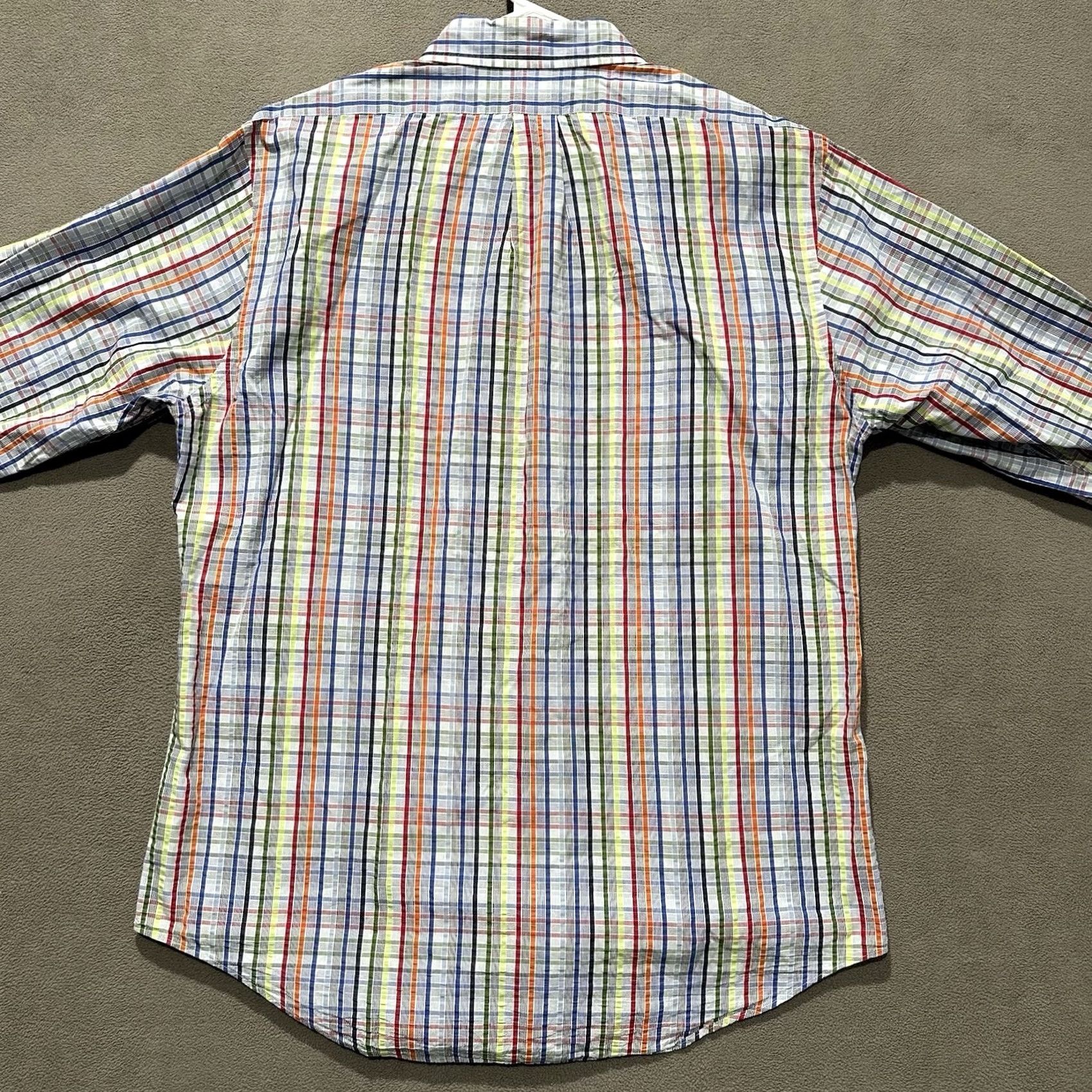 Brooks Brothers Brooks Brothers Original Polo Shirt Mens Large Blue Plaid Slim Fit Button Down Size US L / EU 52-54 / 3 - 2 Thumbnail