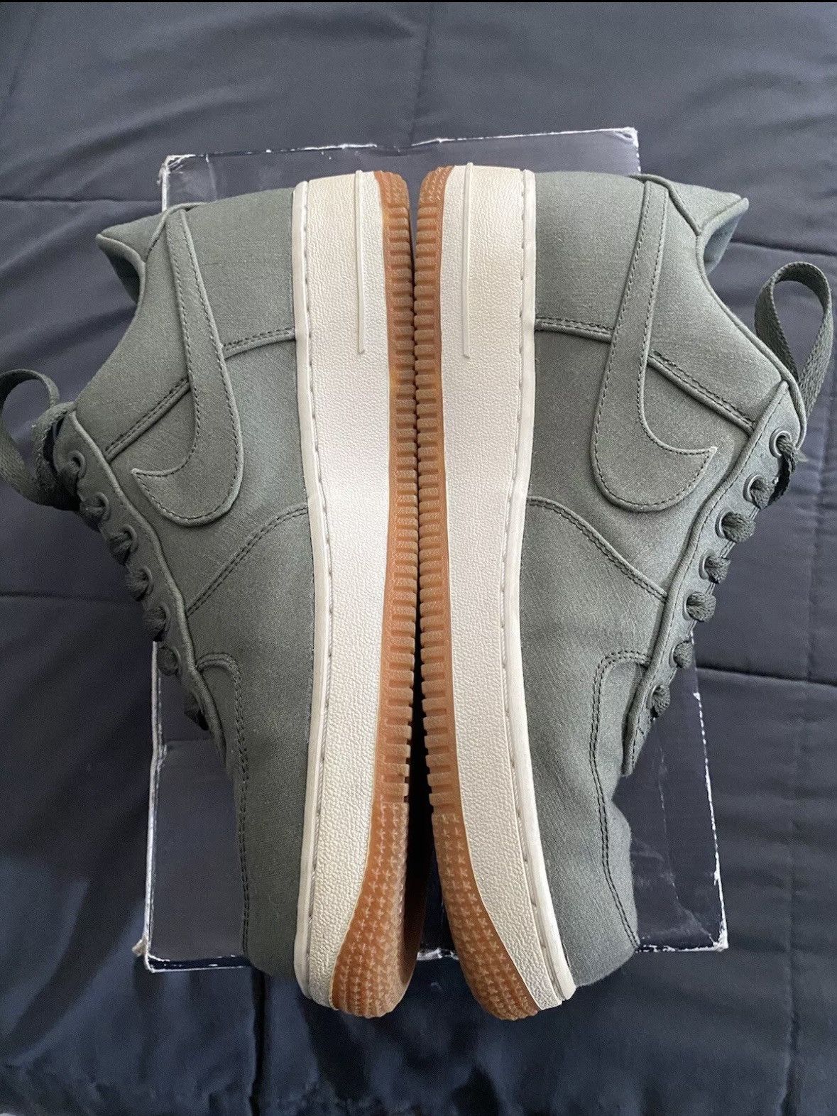Nike × Supreme Nike Supreme x Air Force 1 Premium 08 NRG Low Cargo Khaki Size US 8.5 / EU 41-42 - 6 Thumbnail