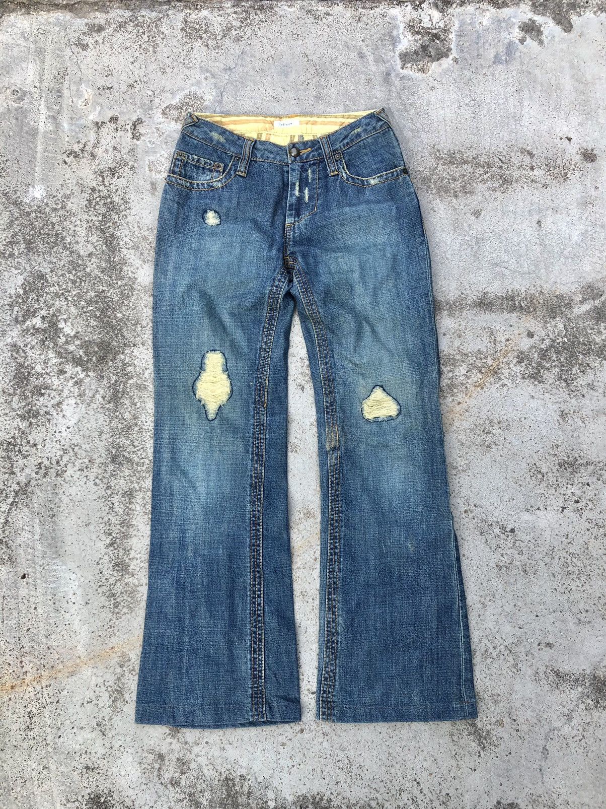 Japanese Brand FLARED VI'CAA WASHED BLUE DENIM Size 27" / US 4 / IT 40 - 1 Thumbnail