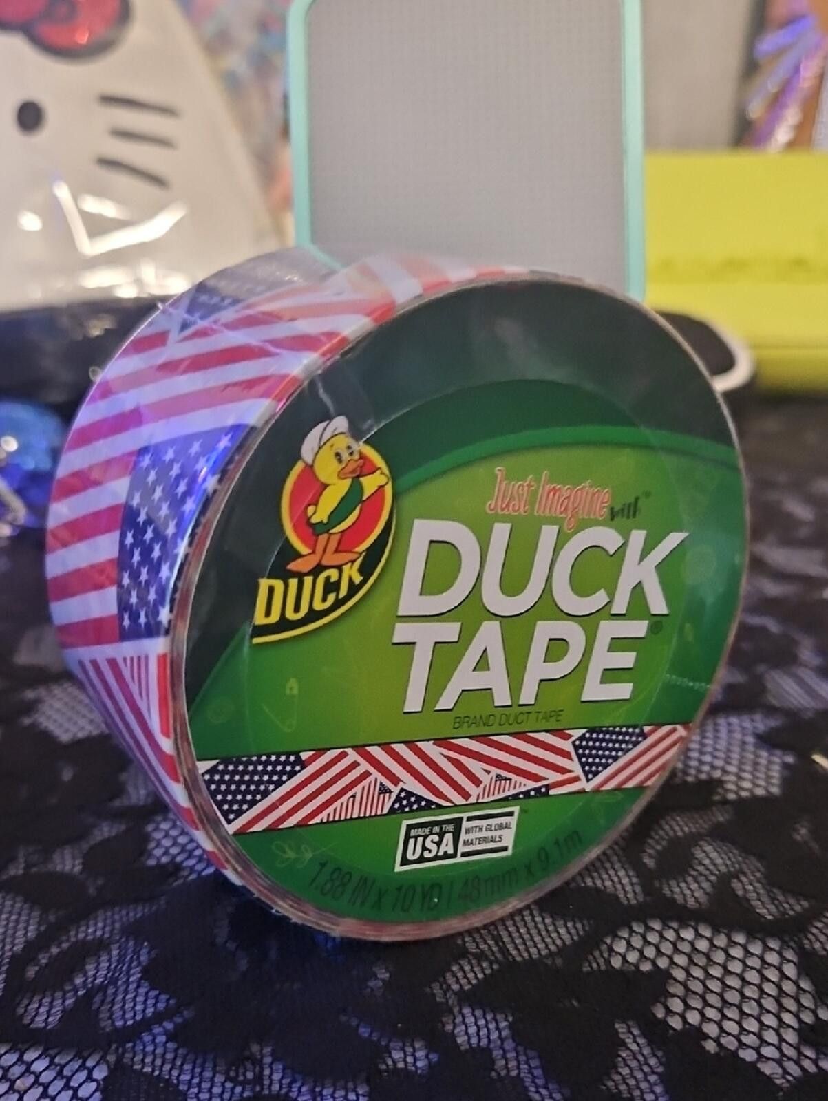 Other Duck Tape American Flag Pattern Duck Tape Roll Size ONE SIZE - 1 Thumbnail