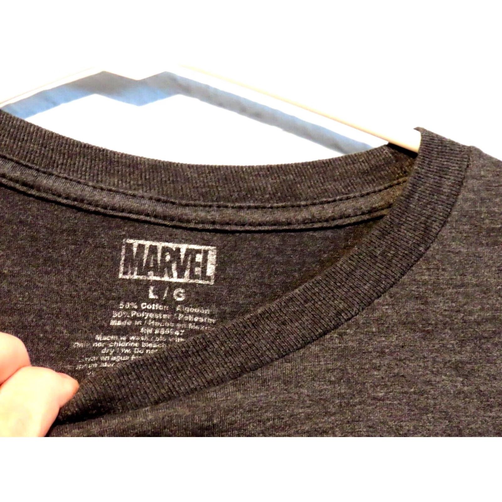 Vintage Marvel Avengers T-Shirt Mens Size L Captain America Thor Hulk Ironman Gray Crew Neck Short Sleeve Size US L / EU 52-54 / 3 - 3 Thumbnail