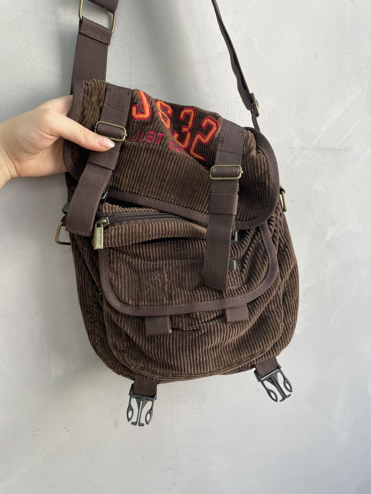 Diesel Rare velvet Messenger bag y2k diesel style 90s Size ONE SIZE - 8 Thumbnail