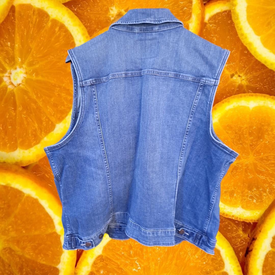 Levi's Levi Strauss Silver Tag Button Up Denim Vest Size US L / EU 52-54 / 3 - 6 Thumbnail