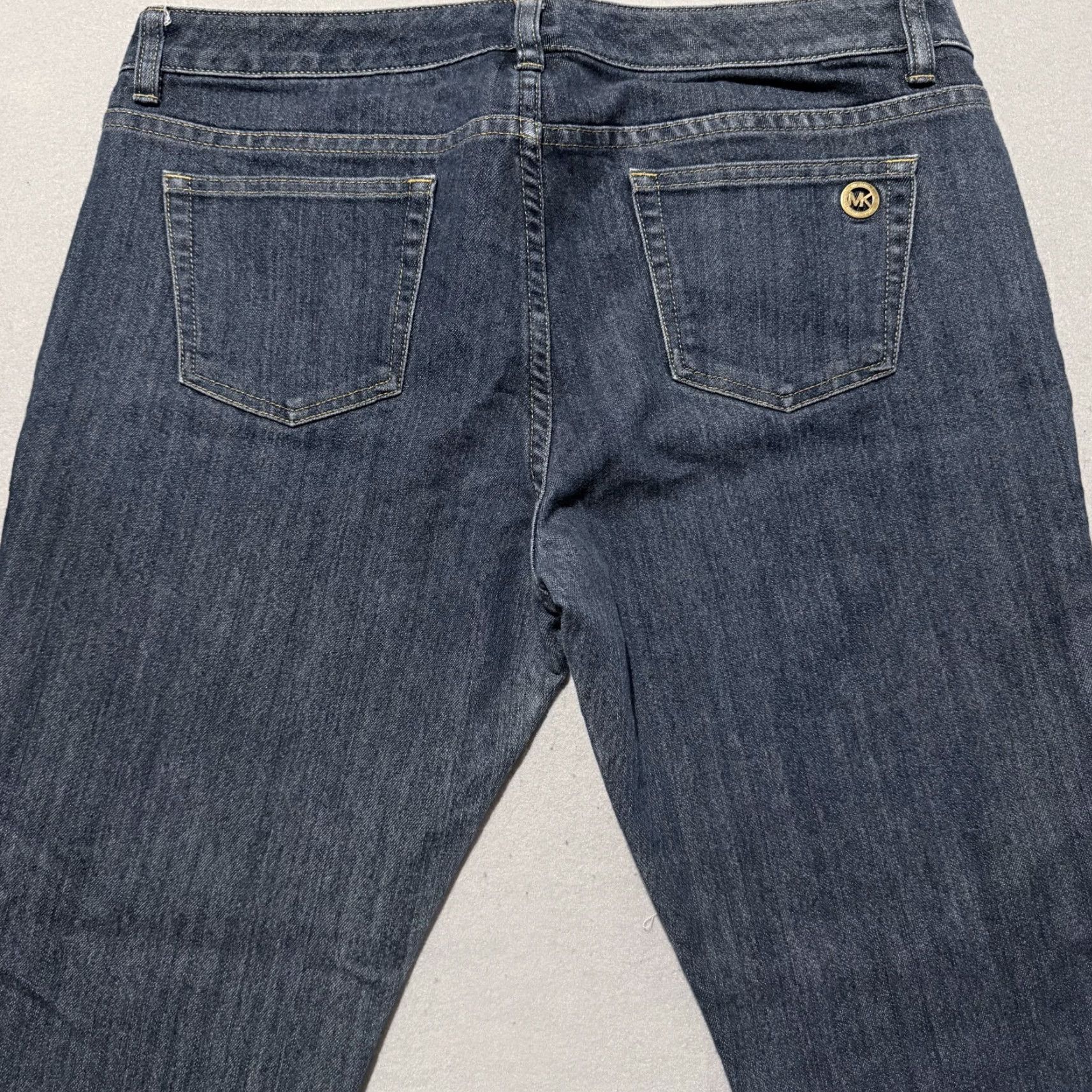 Michael Kors Michael Kors Izzy Skinny Jeans Women's Blue Denim Pockets Classic Zip Fly - 12 Size 34" / US 12 / IT 48 - 4 Thumbnail