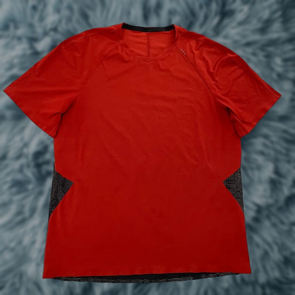 Lululemon VINTAGE Lululemon Short Sleeve Shirt Adult 2XL Orange Active Gym Athleisure Mens XXL Size US XXL / EU 58 / 5 - 1 Thumbnail