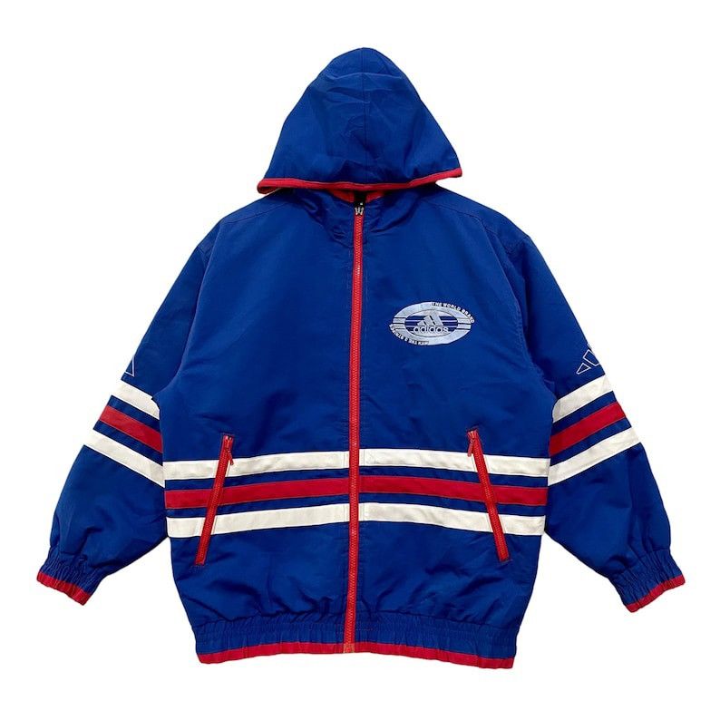 Adidas × Vintage Vintage Adidas Bomber Hoodie Jacket Size US M / EU 48-50 / 2 - 1 Thumbnail