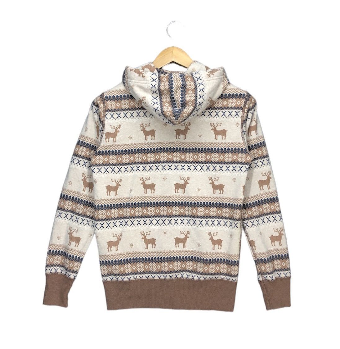 Uniqlo UNIQLO XMAS Zipper Hoodie #1140-40 Size US S / EU 44-46 / 1 - 3 Thumbnail