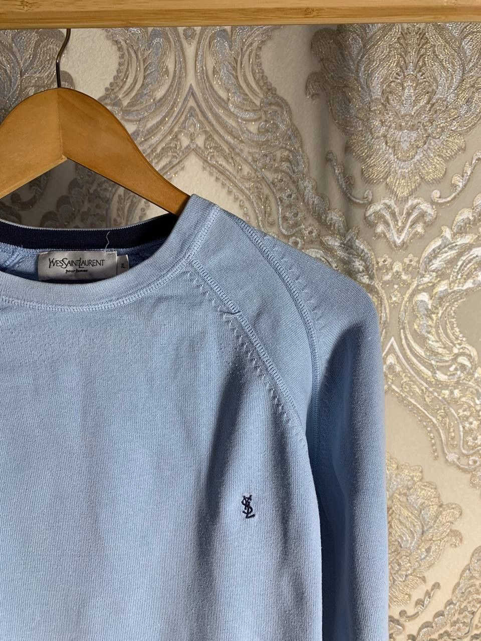 Vintage × Yves Saint Laurent VERY RARE YVES SAINT LAURENT POUR HOMME SWEATSHIRT 90s Y2K Size US XL / EU 56 / 4 - 2 Thumbnail
