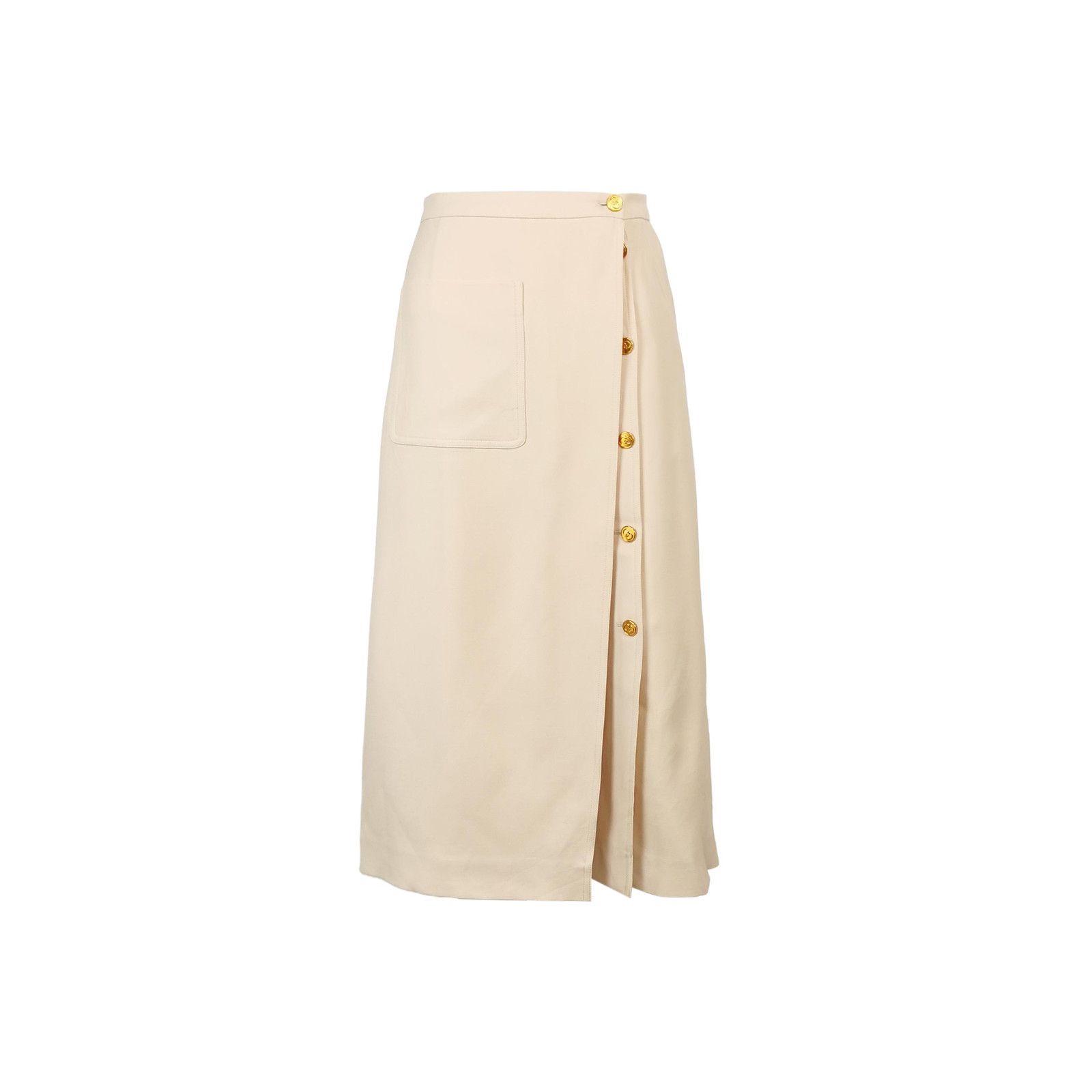 Gucci Gucci Silk Wool Blend Skirt Size 38 Size 26" / US 2 / IT 38 - 1 Thumbnail