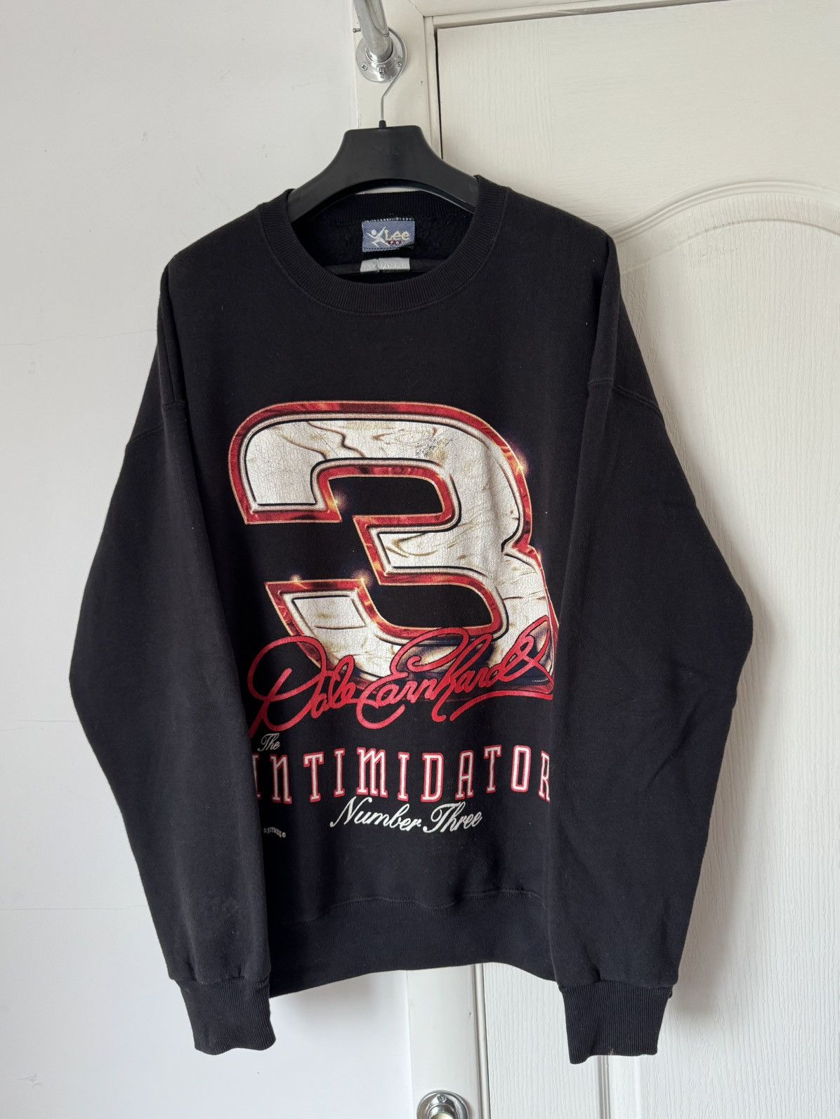 NASCAR Vintage 90s NASCAR x Lee Dale Earnhardt Printed Sweatshirt Size US L / EU 52-54 / 3 - 2 Thumbnail