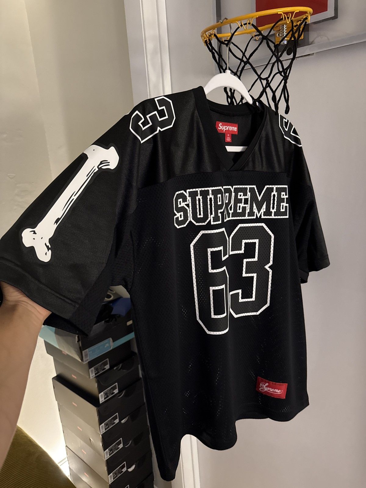 Supreme Supreme Faux Croc Football Jersey | Grailed