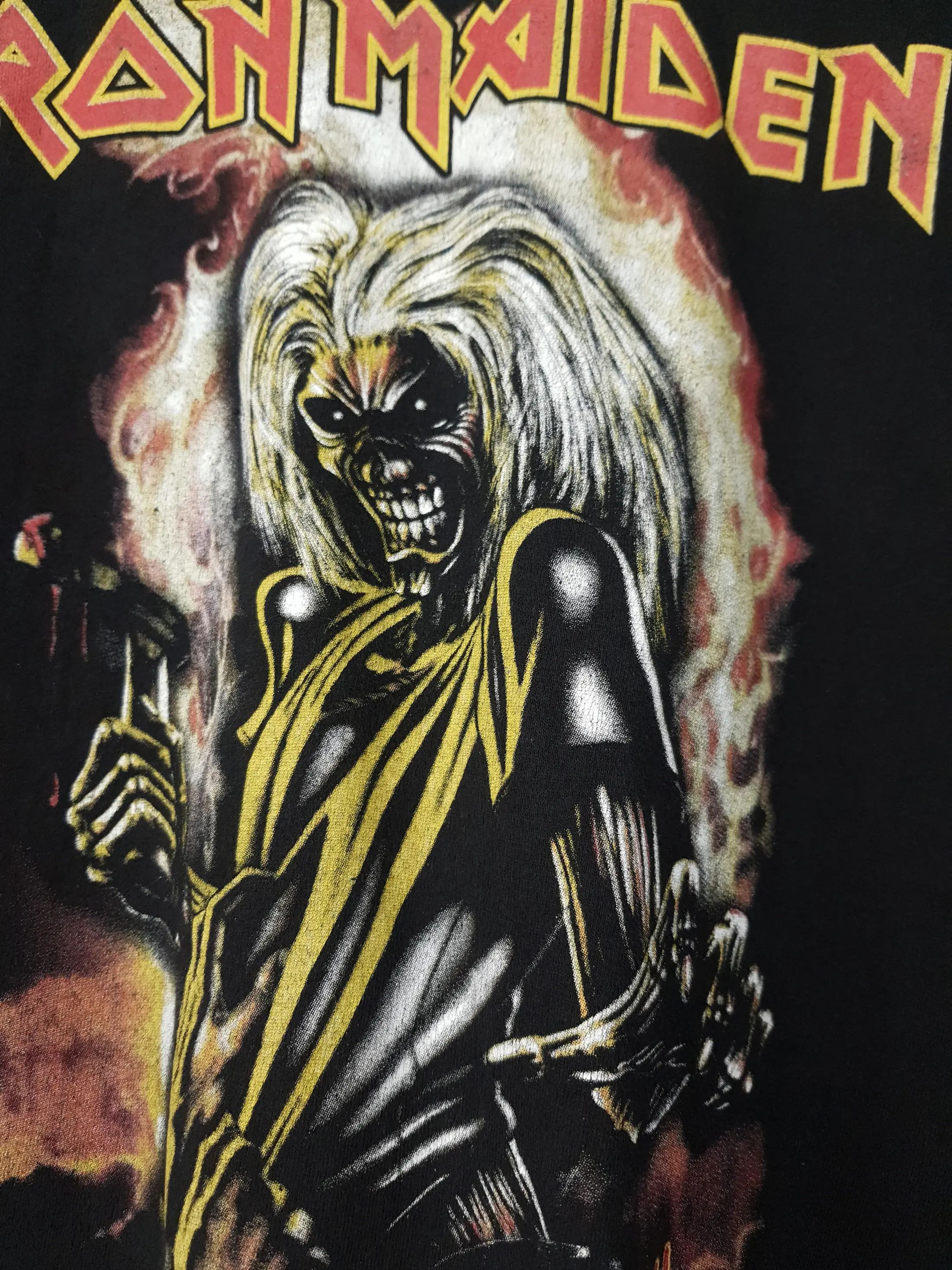 Iron Maiden 1981 Iron Maiden Kilers Album Graphic Black Vintage T Shirt Size US M / EU 48-50 / 2 - 3 Thumbnail