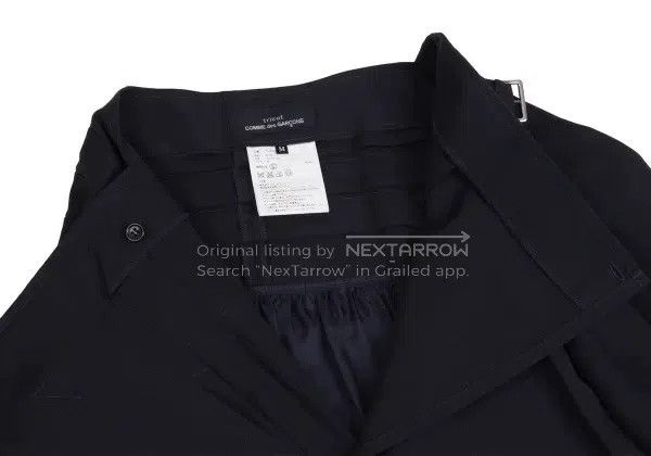 Comme des Garcons Comme Des Garcons size M Navy Blue Vintage Pleated Half Sk Size 23" - 5 Thumbnail